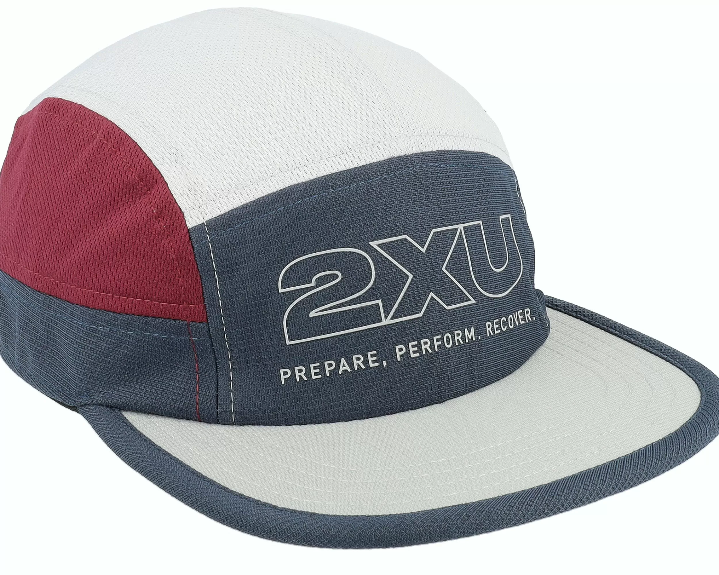 2XU Light Speed India Ink/Rosewood 5-Panel - -Unisex 5-Panel