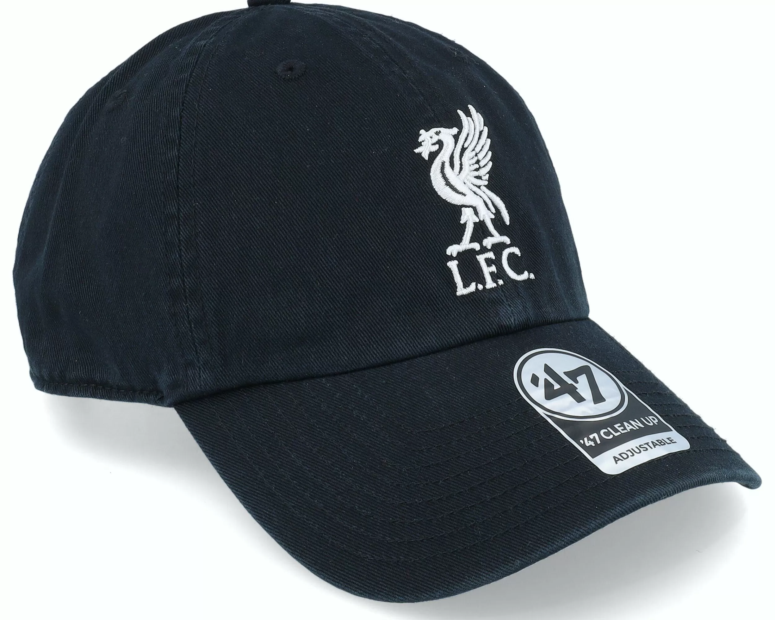 47 Brand Liverpool Clean Up Black Dad Cap - -Unisex Adjustable