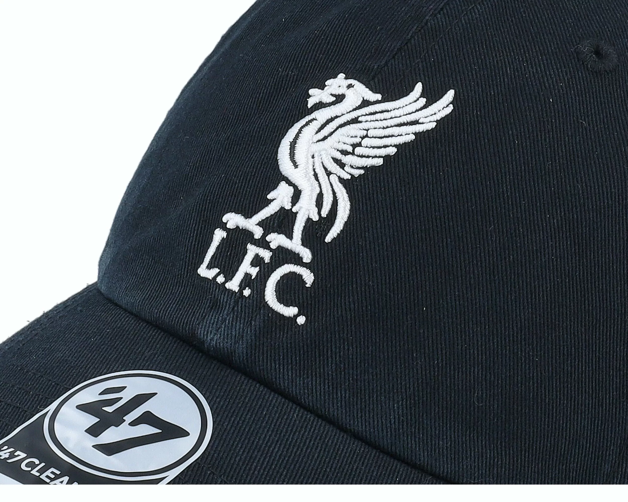 47 Brand Liverpool Clean Up Black Dad Cap - -Unisex Adjustable