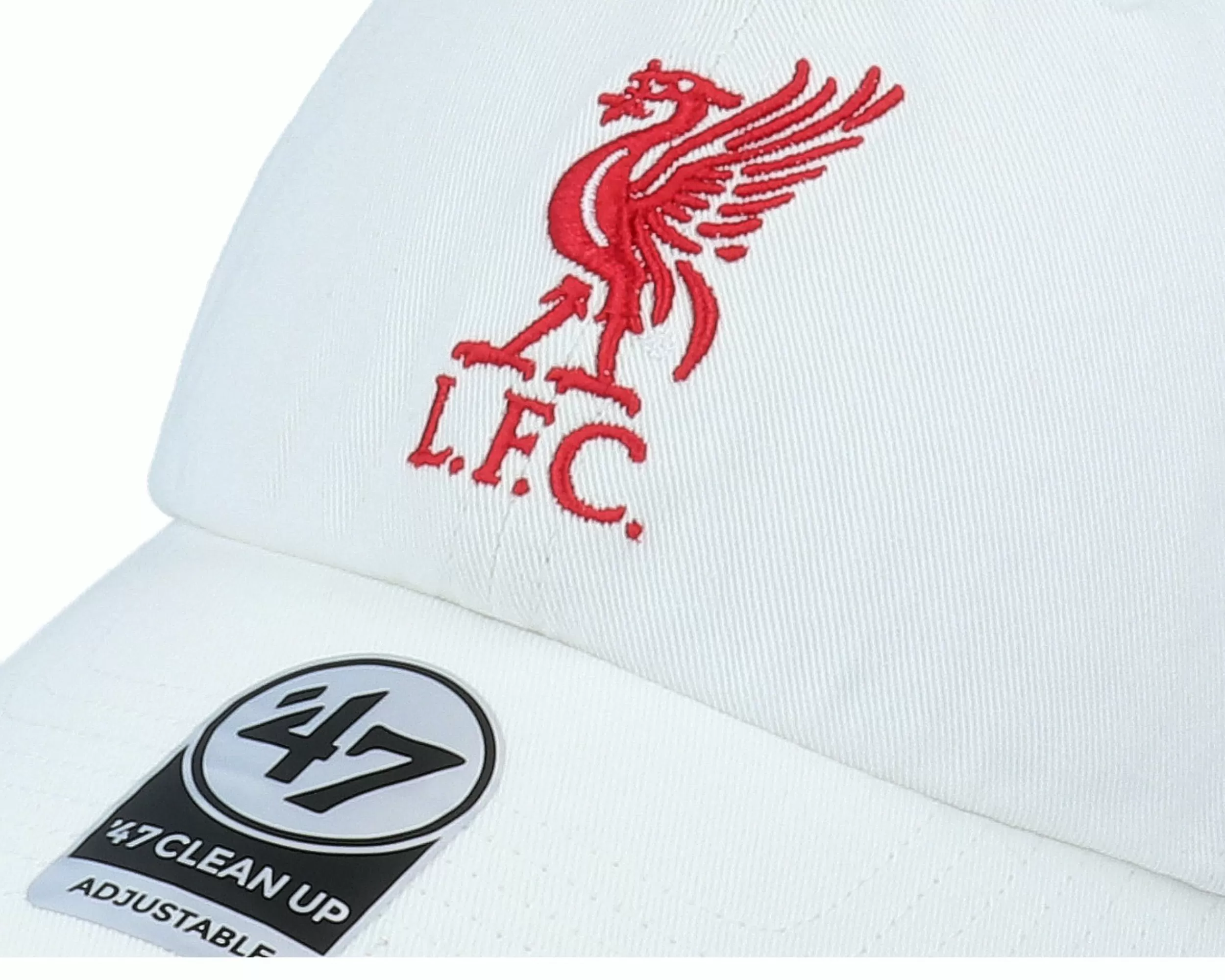 47 Brand Liverpool Fc Clean Up White Dad Cap - -Unisex Dad Cap