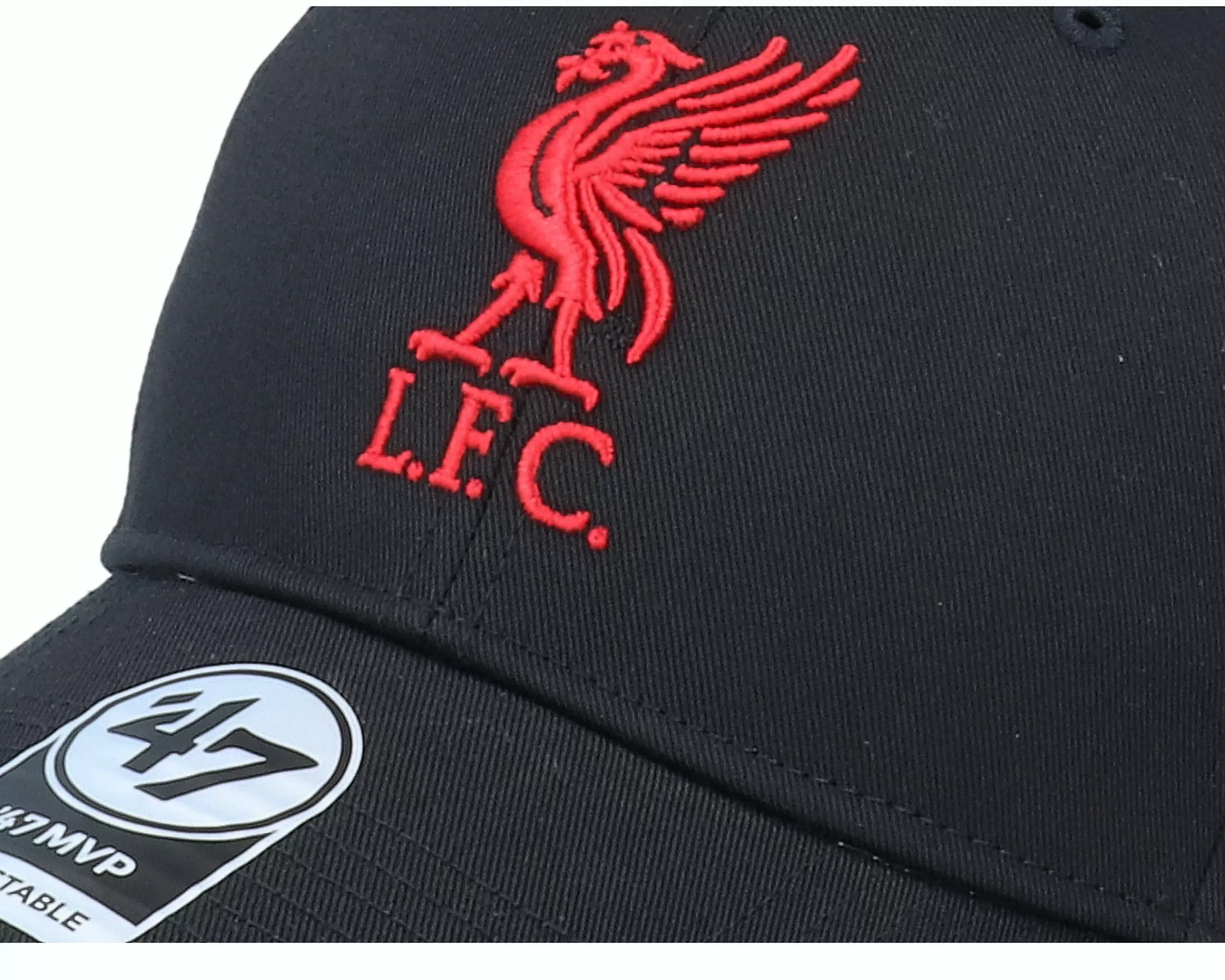 47 Brand Liverpool Fc Raised Basic Mvp Black Adjustable - -Unisex Adjustable