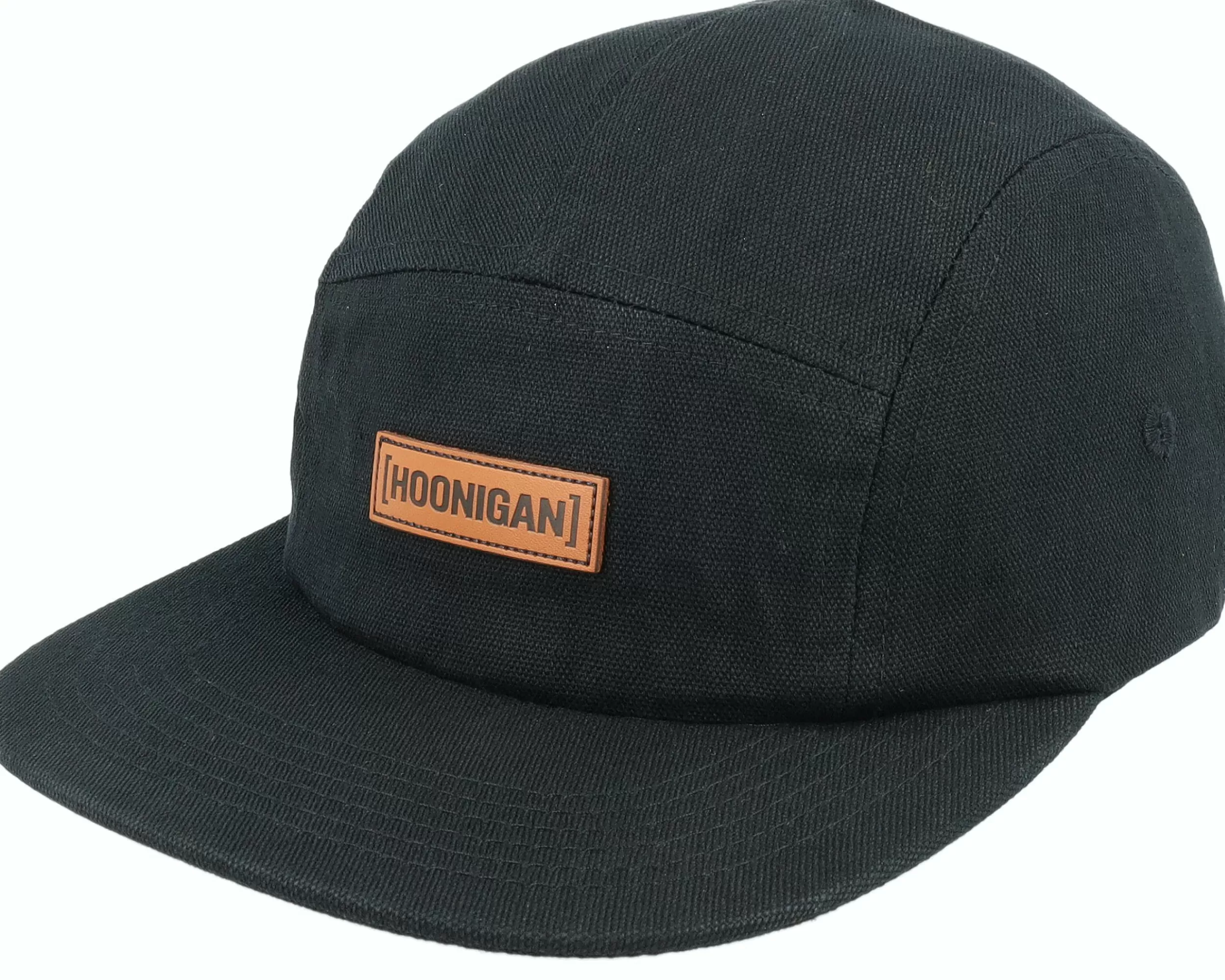 Hoonigan Lodge Camper Hat Black 5-Panel - -Unisex 5-Panel