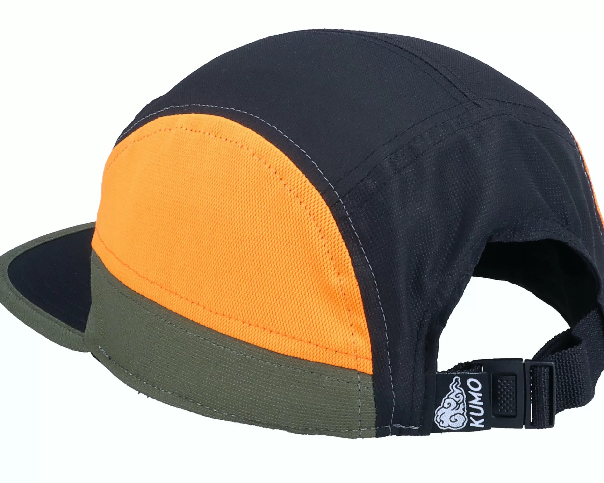 Kumo Logo Cloudfit Olive/Black/Orange 5-Panel - -Unisex 5-Panel