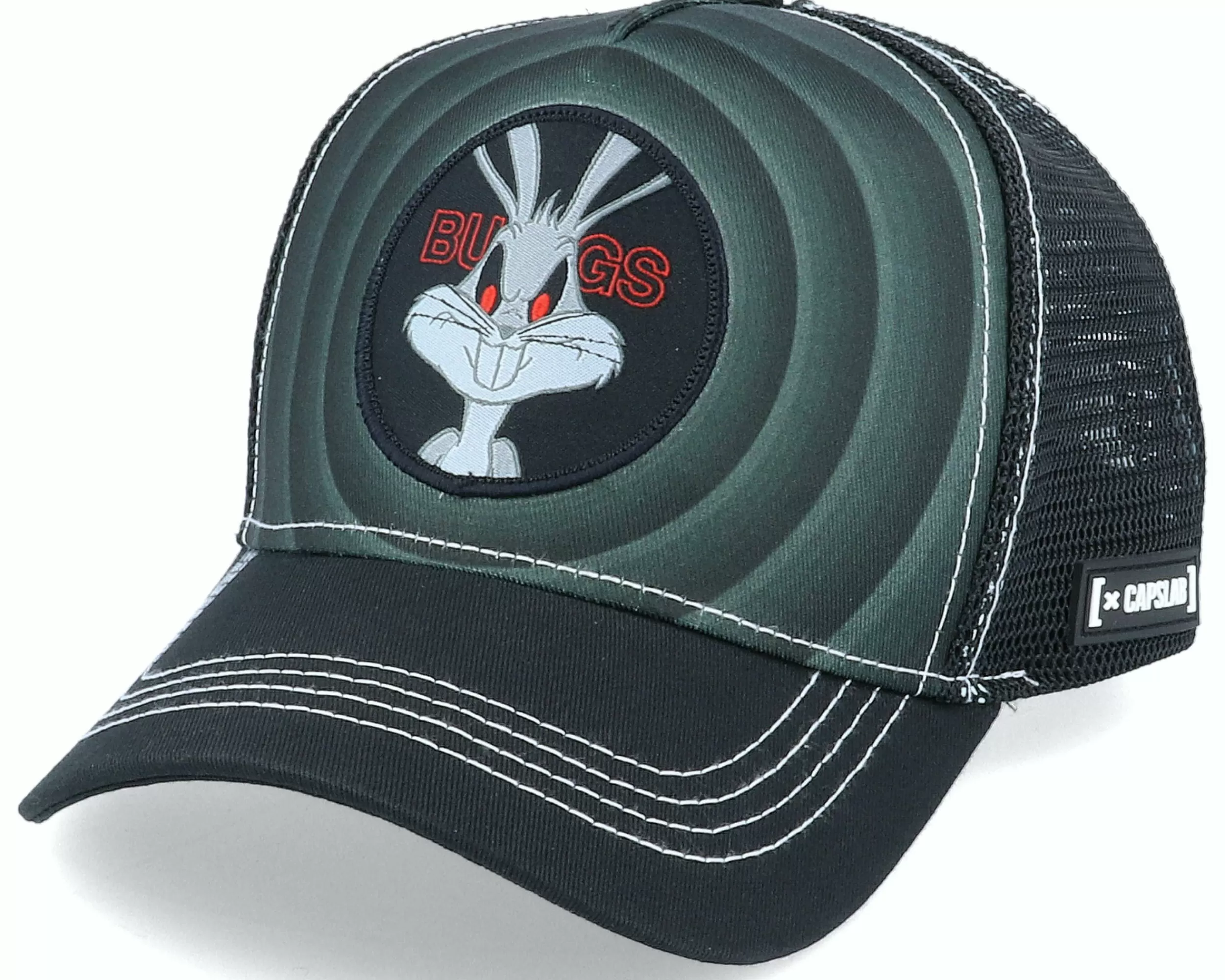 Capslab Looney Tunes Bugs Bunny Black/Black Trucker - -Unisex Trucker