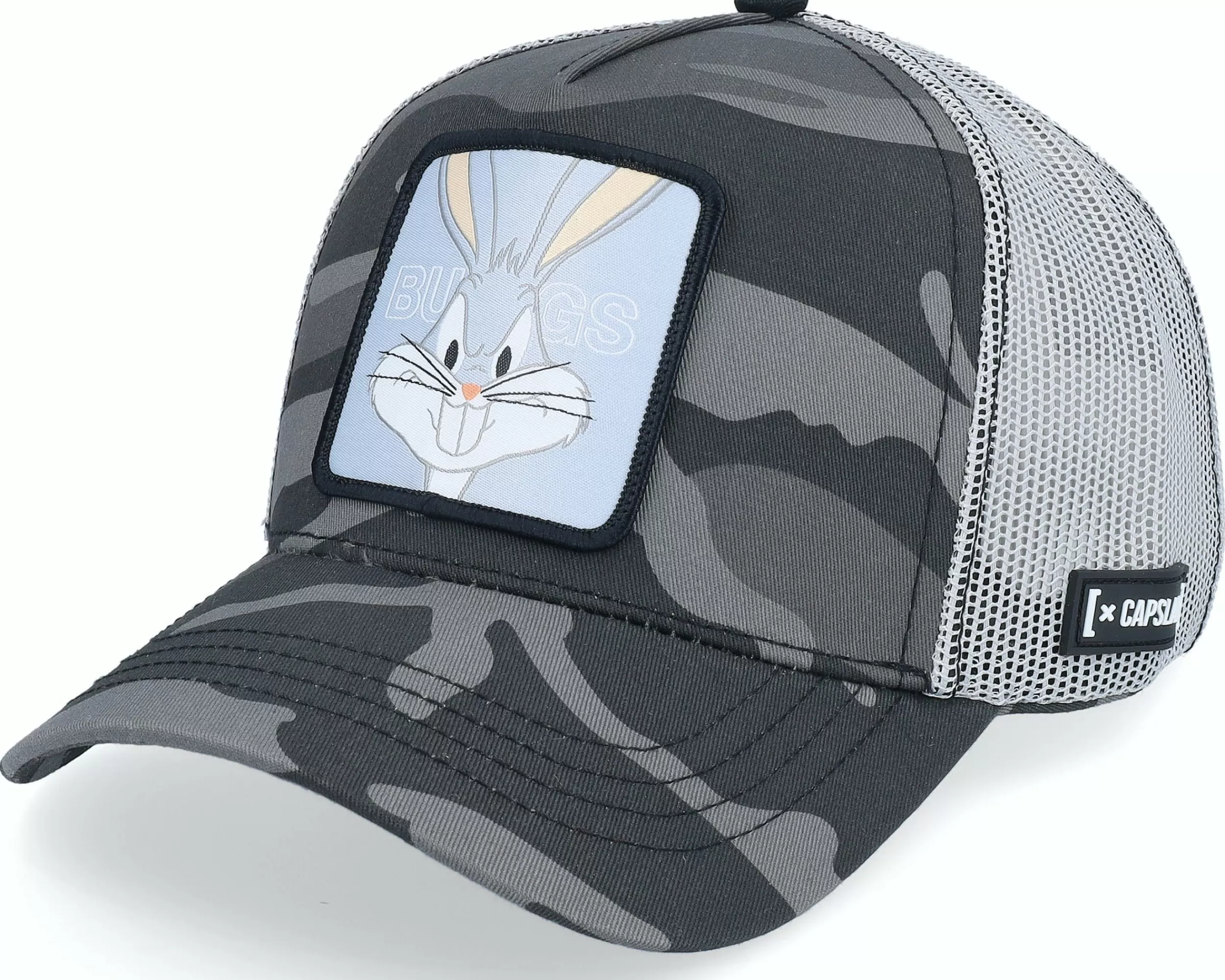 Capslab Looney Tunes Bugs Bunny Grey Trucker - -Unisex Trucker