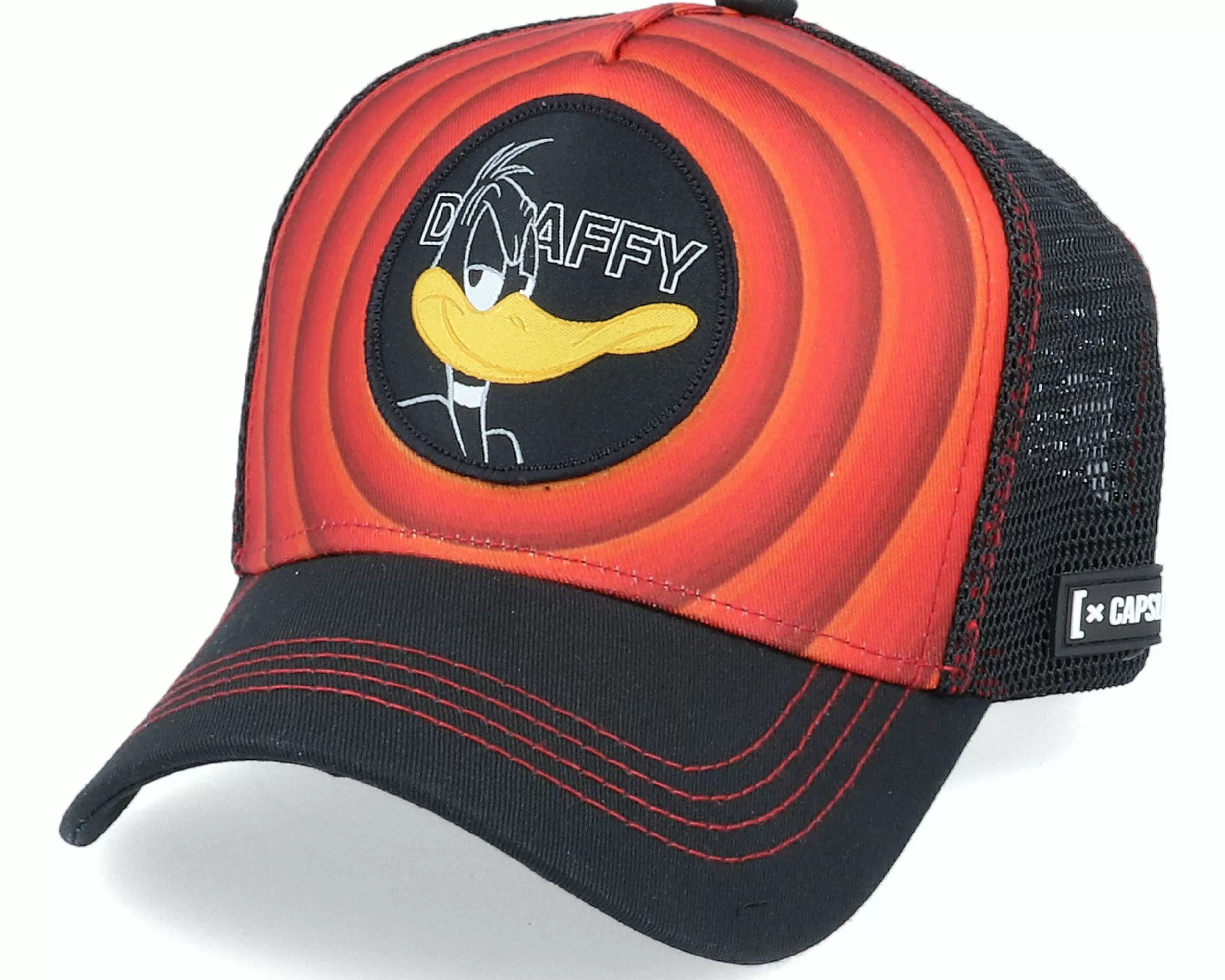 Capslab Looney Tunes Daffy Duck Red/Black Trucker - -Unisex Trucker