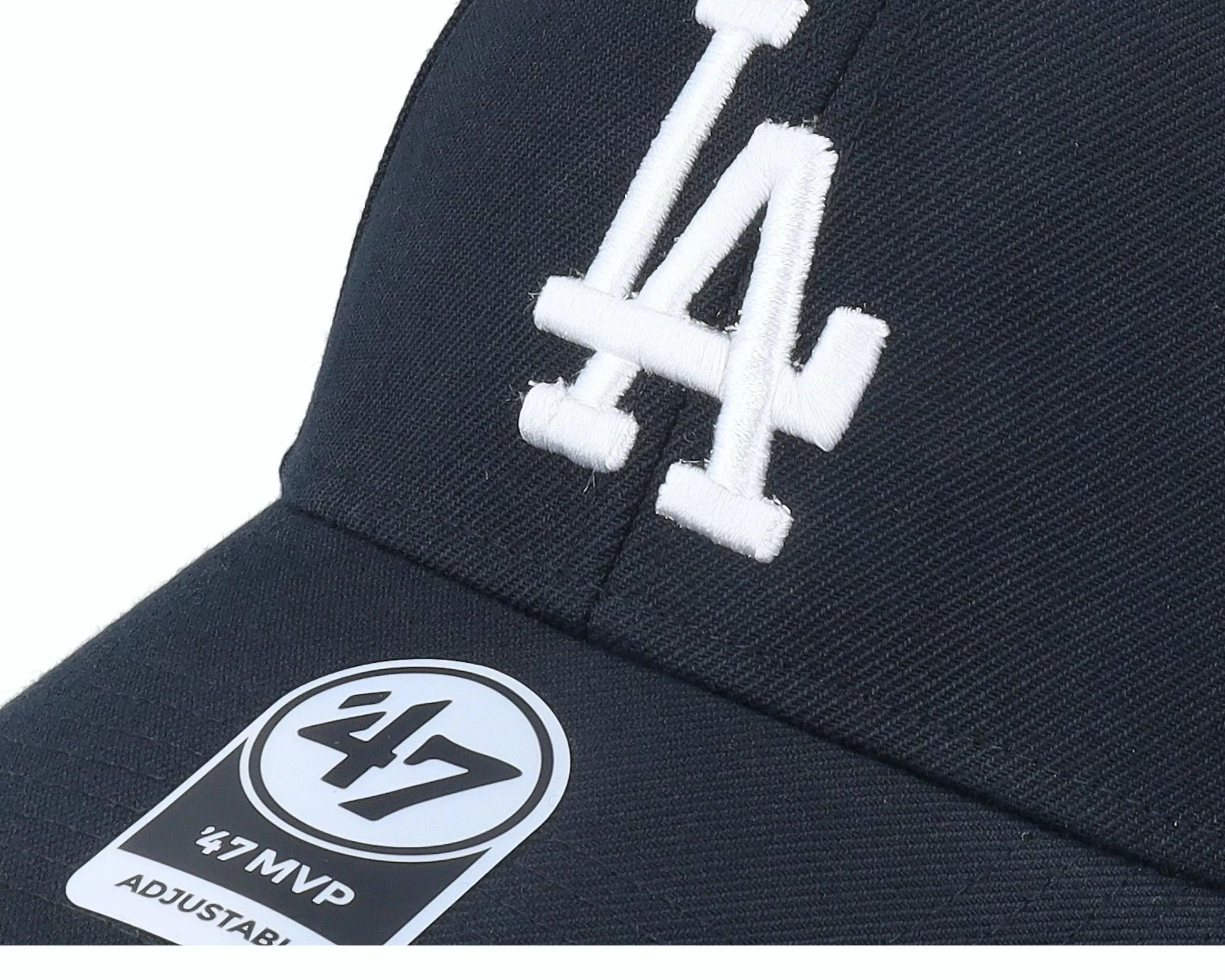 47 Brand Los Angeles Dodgers 47 Mvp Black/White Adjustable - -Unisex Adjustable