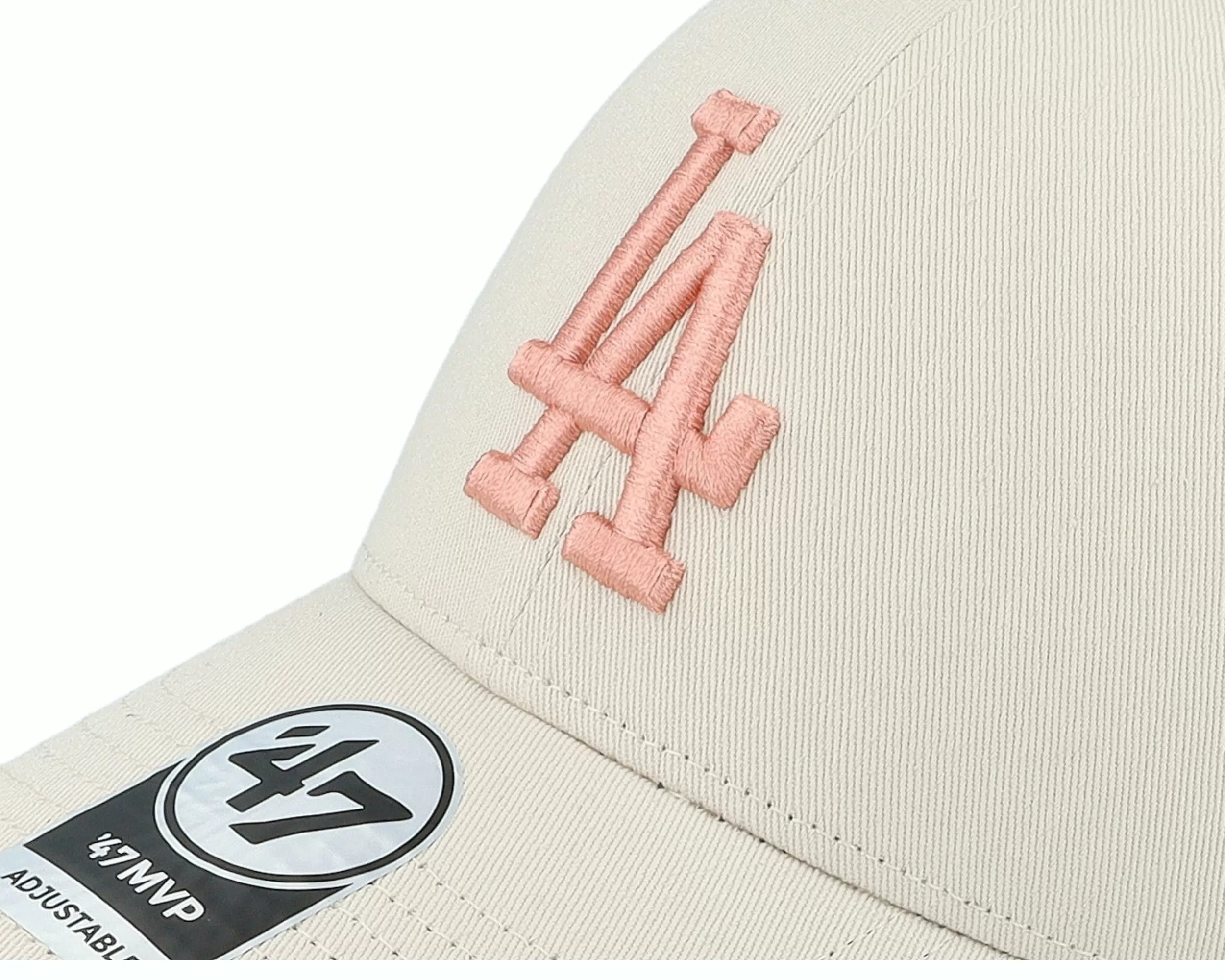 47 Brand Los Angeles Dodgers Ballpark Mesh Mvp Bone Trucker - -Unisex Trucker