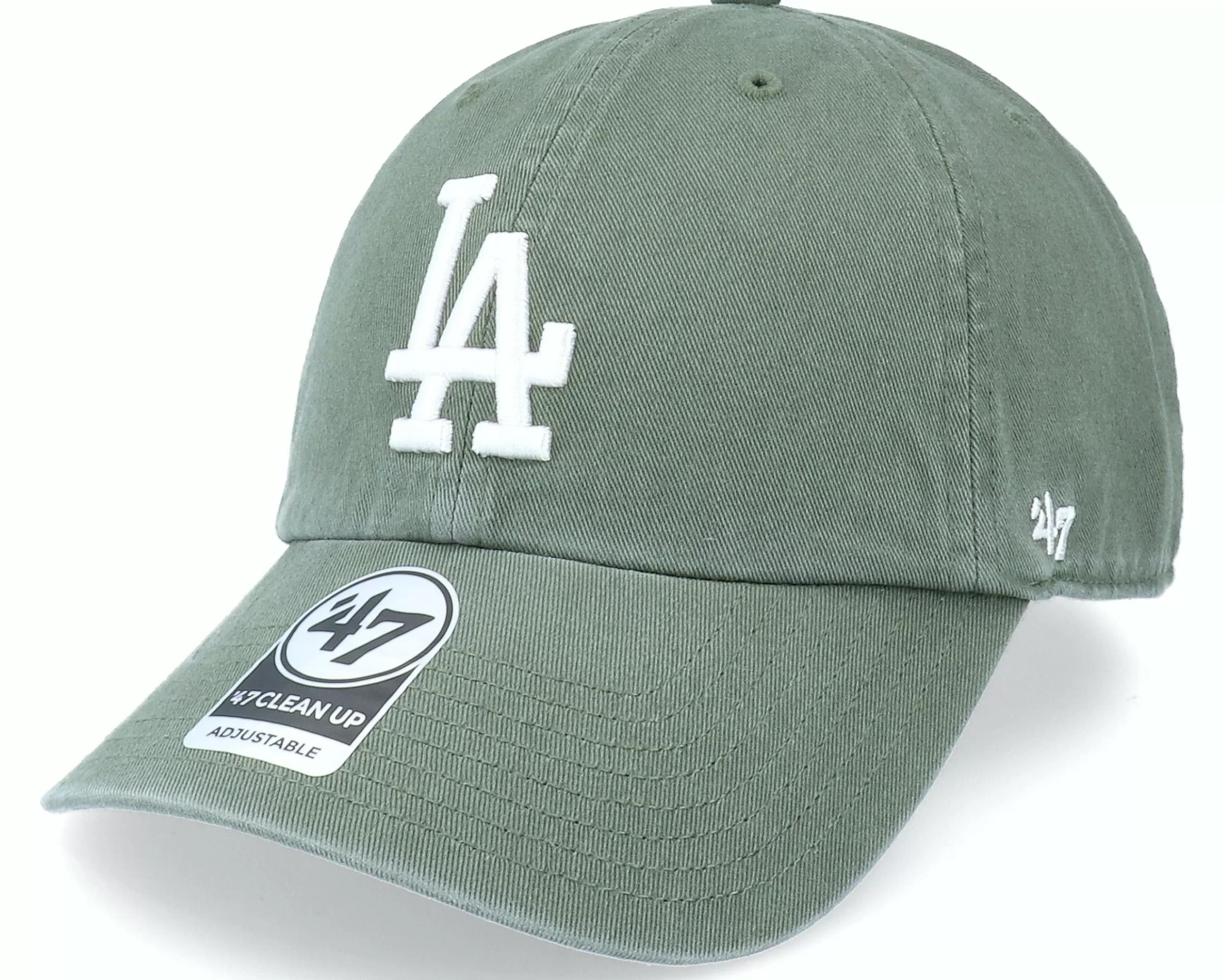 47 Brand Los Angeles Dodgers Clean Up Moss Dad Cap - -Unisex Dad Cap