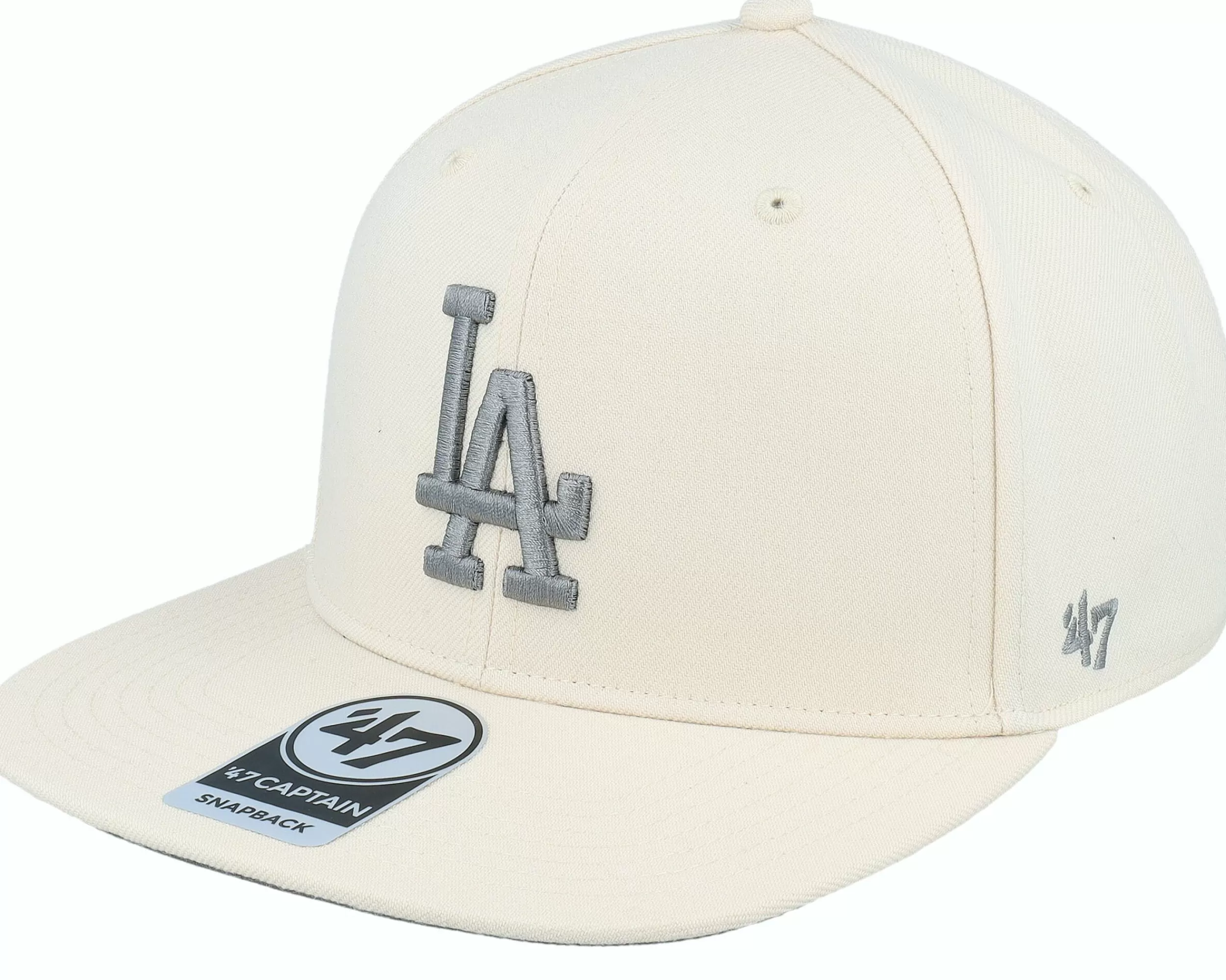 47 Brand Los Angeles Dodgers Mlb Ballpark Captain Natural Snapback - -Unisex Snapback