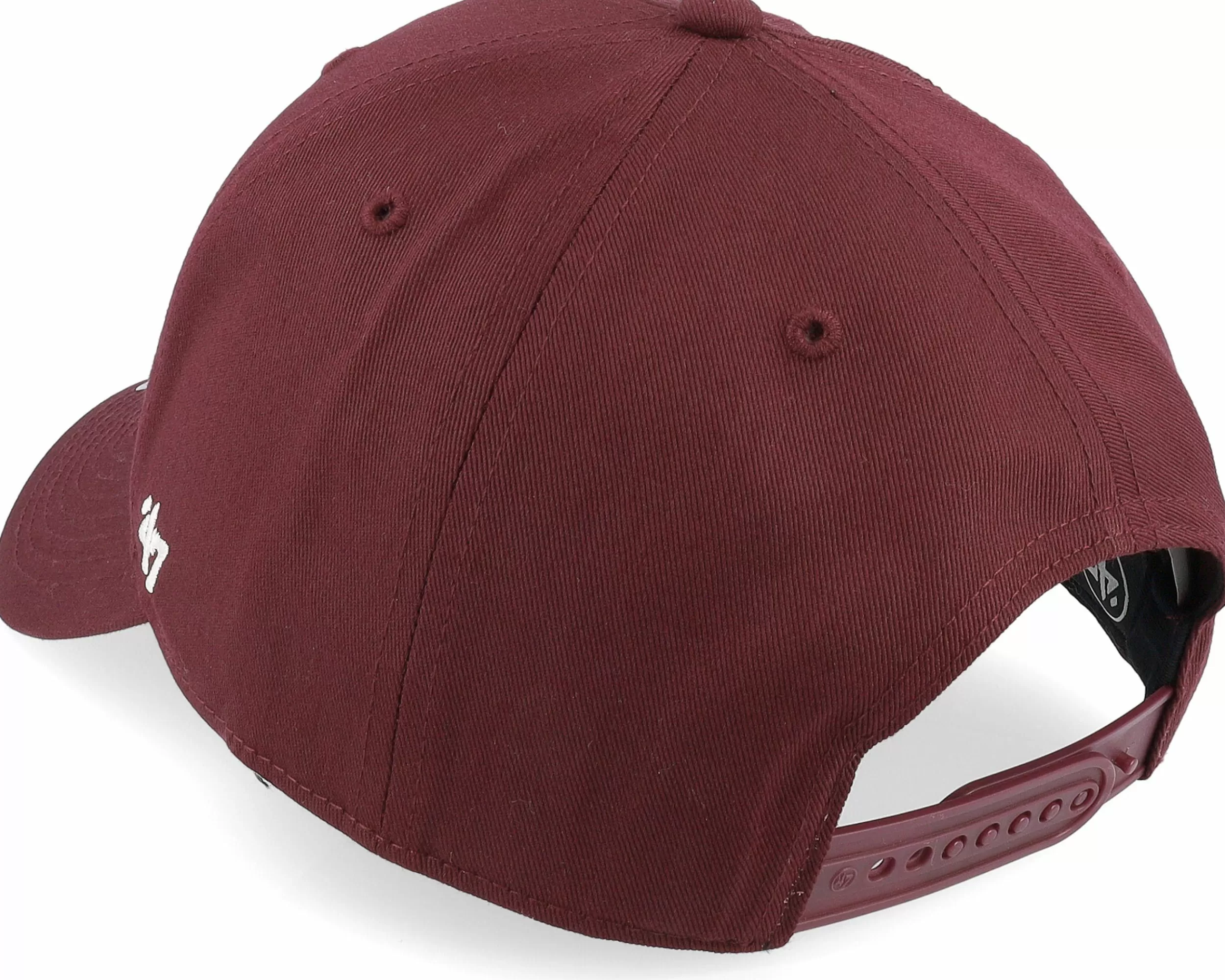 47 Brand Los Angeles Dodgers Mlb Raised Basic Mvp Dark Maroon Adjustable - -Unisex Adjustable