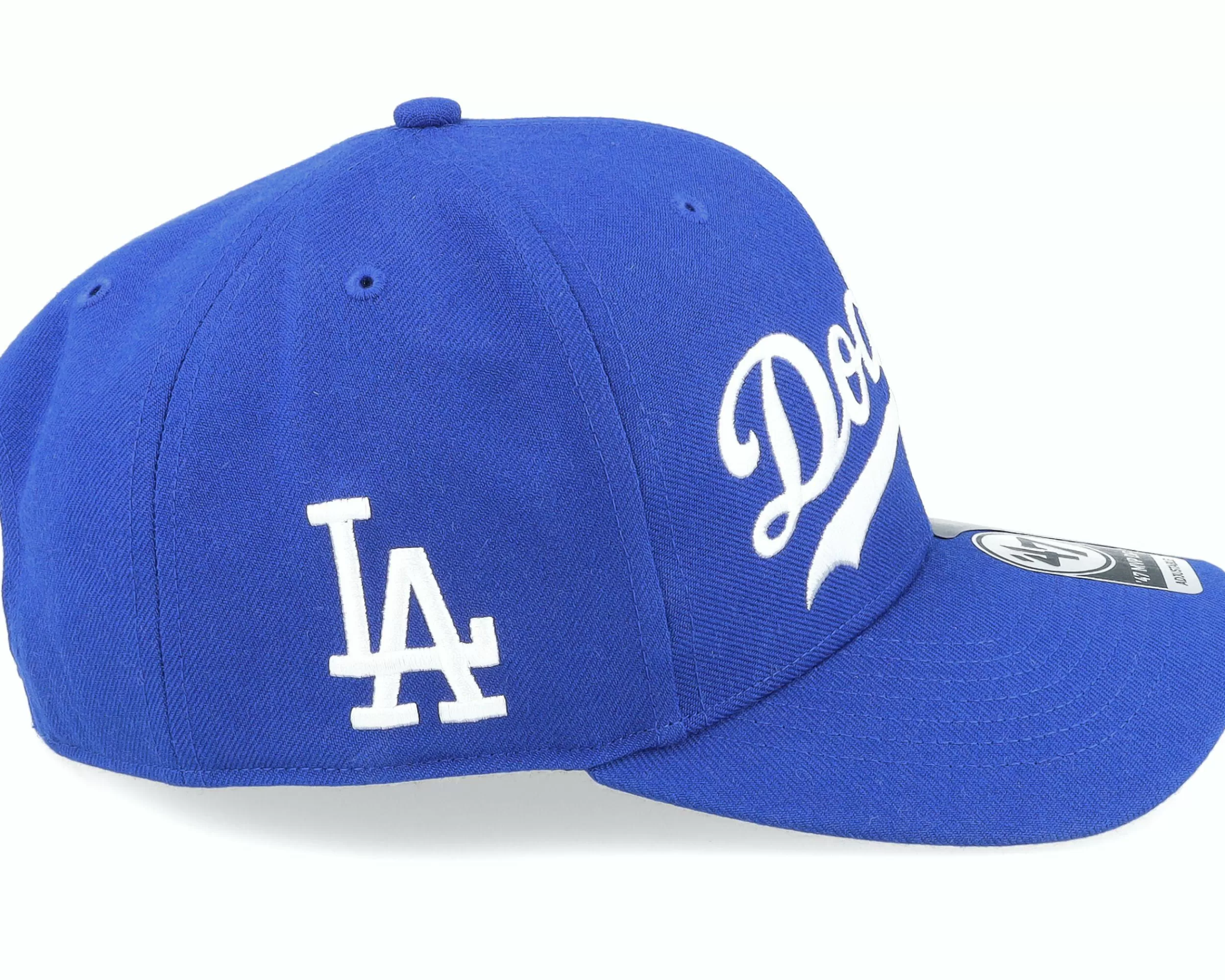47 Brand Los Angeles Dodgers Mlb Replica Script Mvp Deep Royal/White Adjustable - -Unisex Adjustable