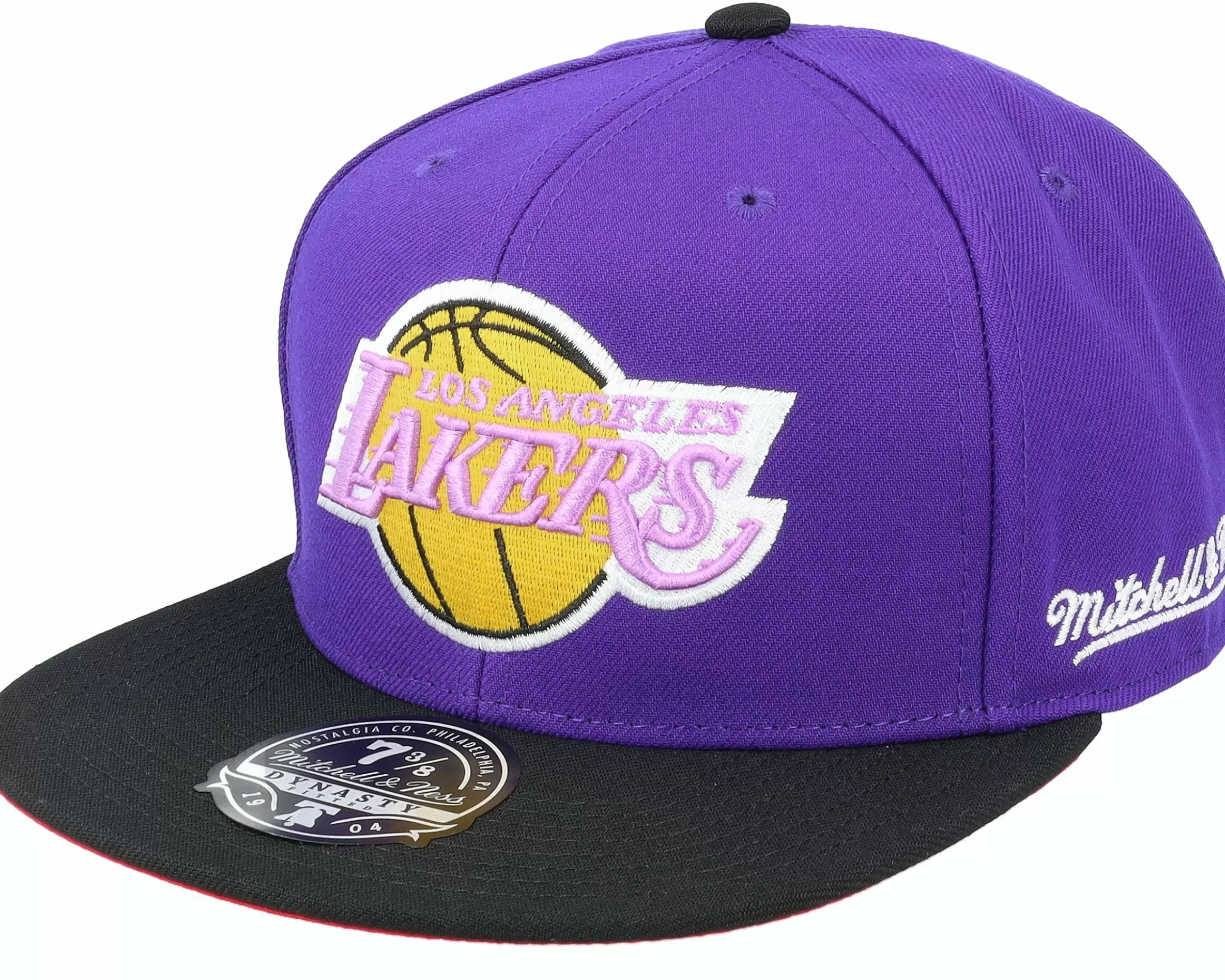 Mitchell & Ness Los Angeles Lakers Coast2Coast Purple/Black Fitted - -Unisex Fitted