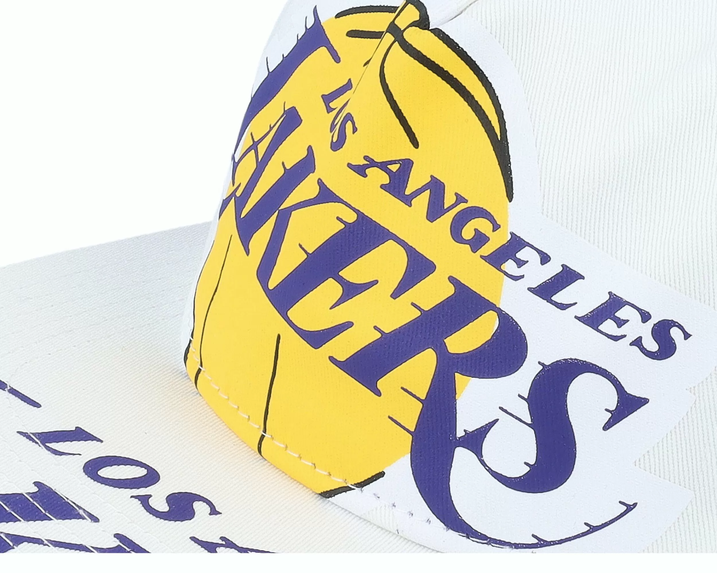 Mitchell & Ness Los Angeles Lakers In Your Face Deadstock Hwc White Snapback - -Unisex Snapback
