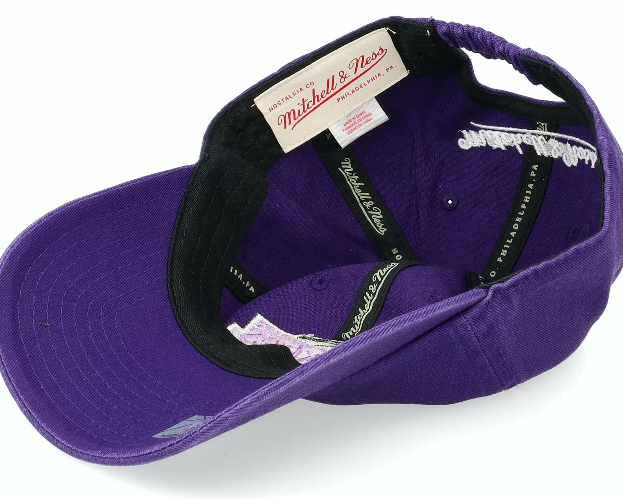 Mitchell & Ness Los Angeles Lakers Scrunch Core Purple Dad Cap - -Unisex Dad Cap