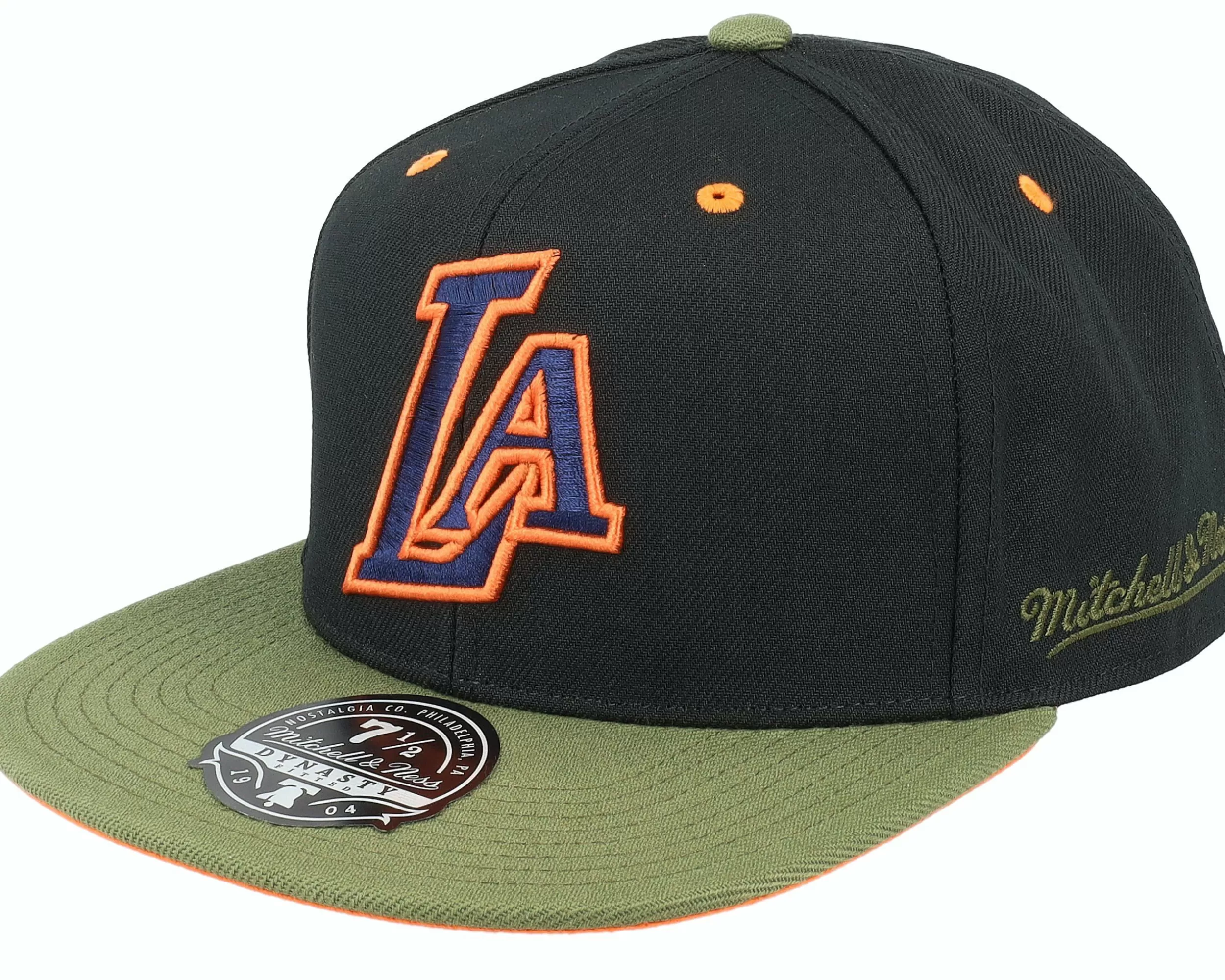 Mitchell & Ness Los Angeles Lakers Take Flight Black/Green Fitted - -Unisex Fitted