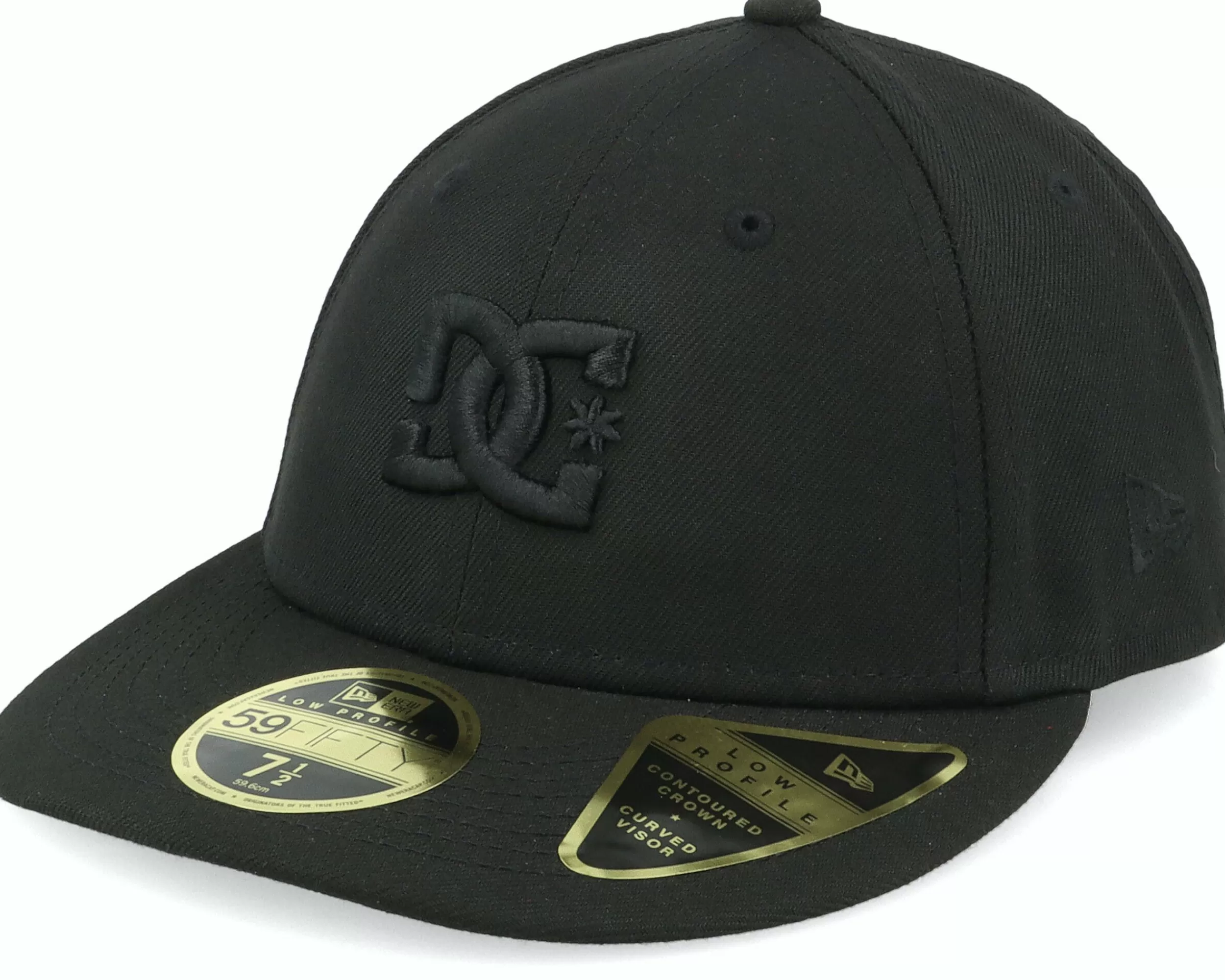 DC Low Profile Black/Black Fitted - -Unisex Fitted