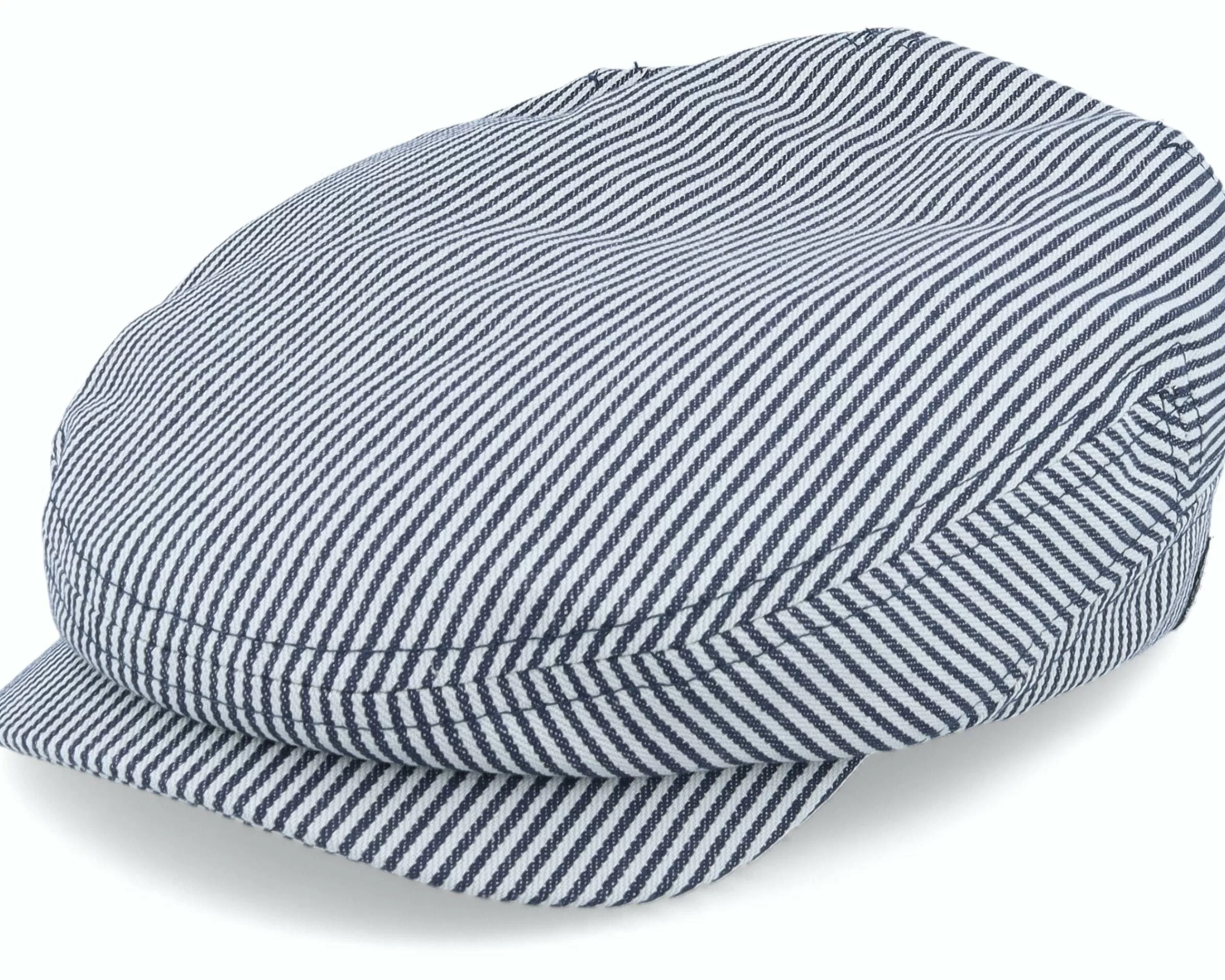 CTH Ericson Lucas Candy Stripe Indigo Flat Cap - -Unisex Flat Caps