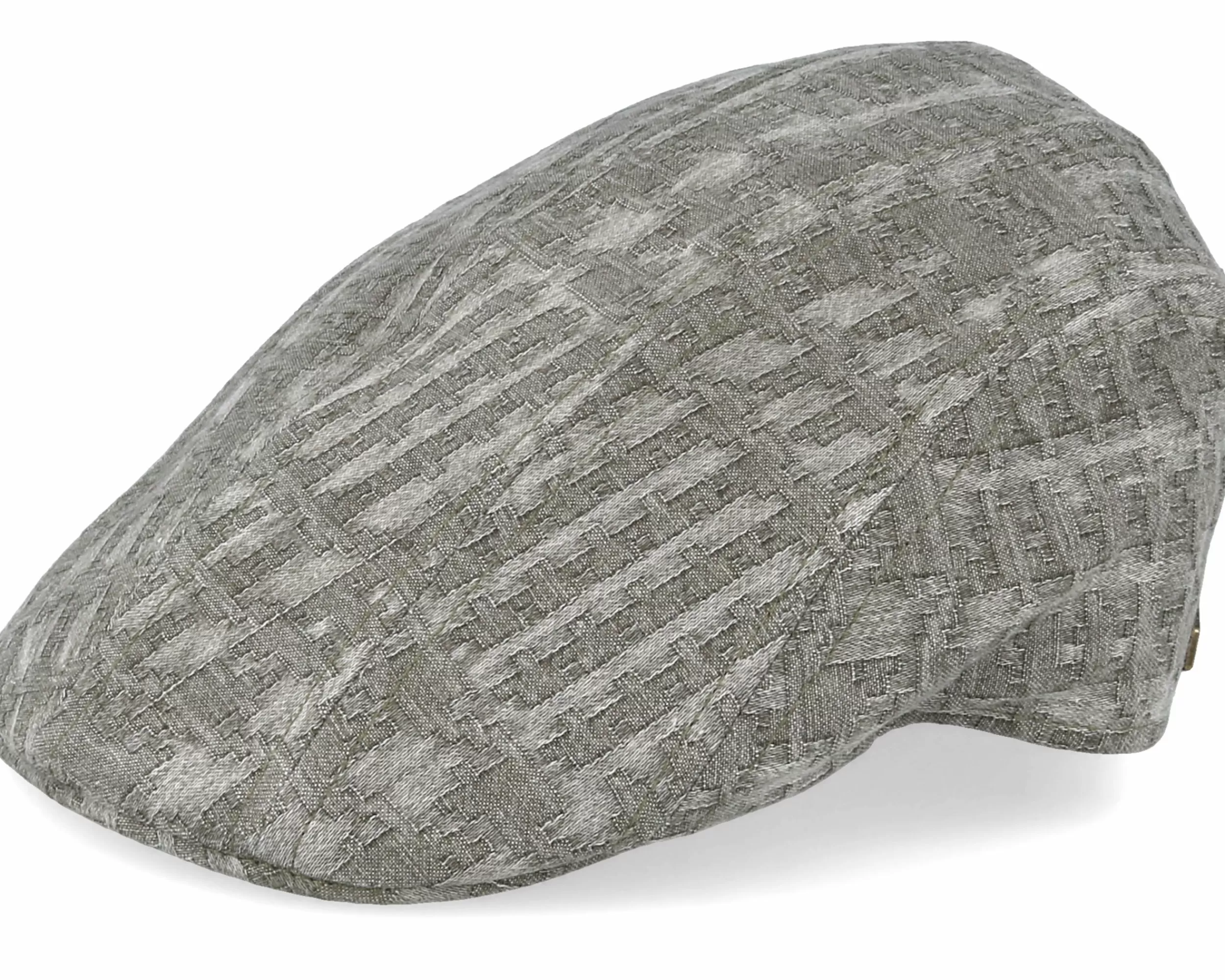 MJM Hats Maddy 100% Cotton Olive Flat Cap - -Unisex Flat Caps