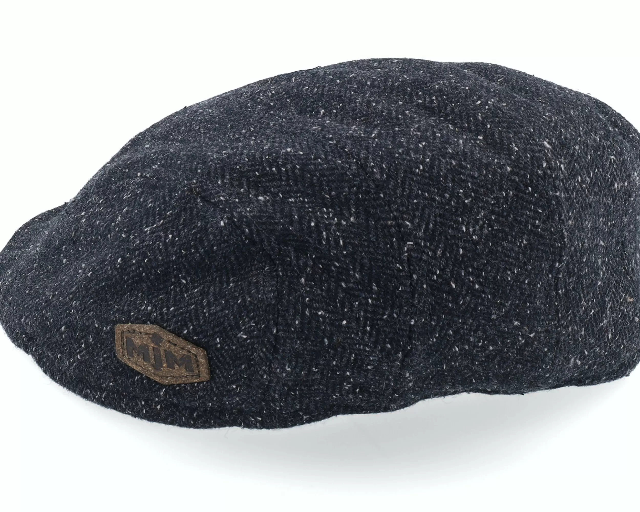 MJM Hats Maddy 32 Wool Mix/Silk Anthracite Flat Cap - -Unisex Flat Caps