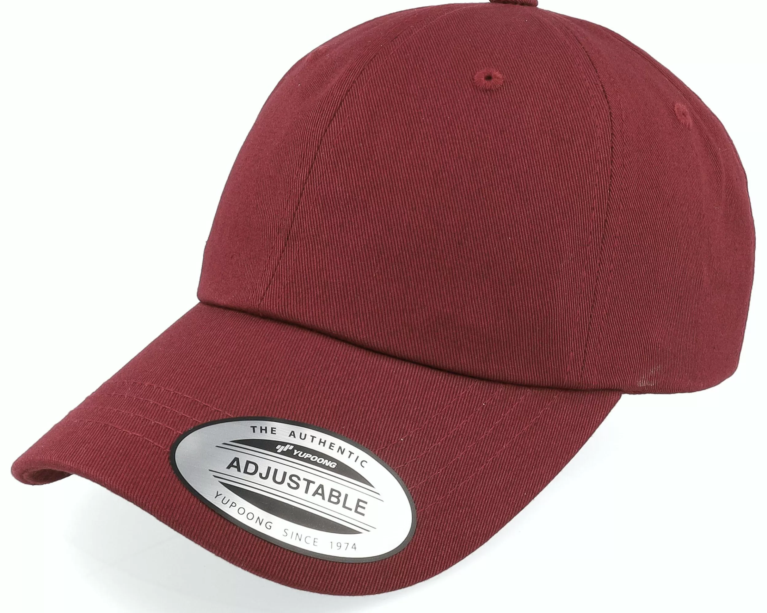 Yupoong Maroon Dad Cap - -Unisex Dad Cap