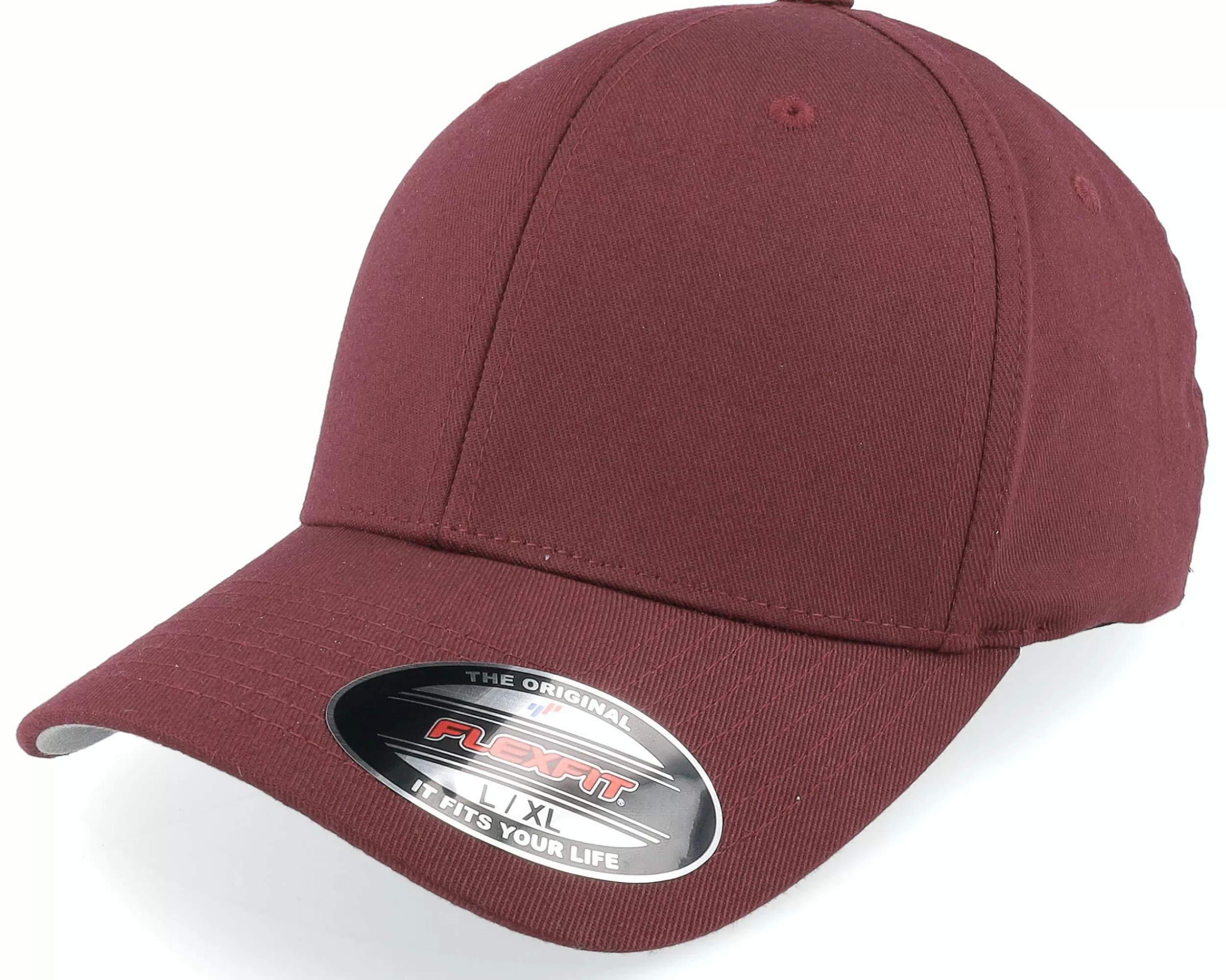 Flexfit Maroon Wooly Combed - -Unisex Flexfit