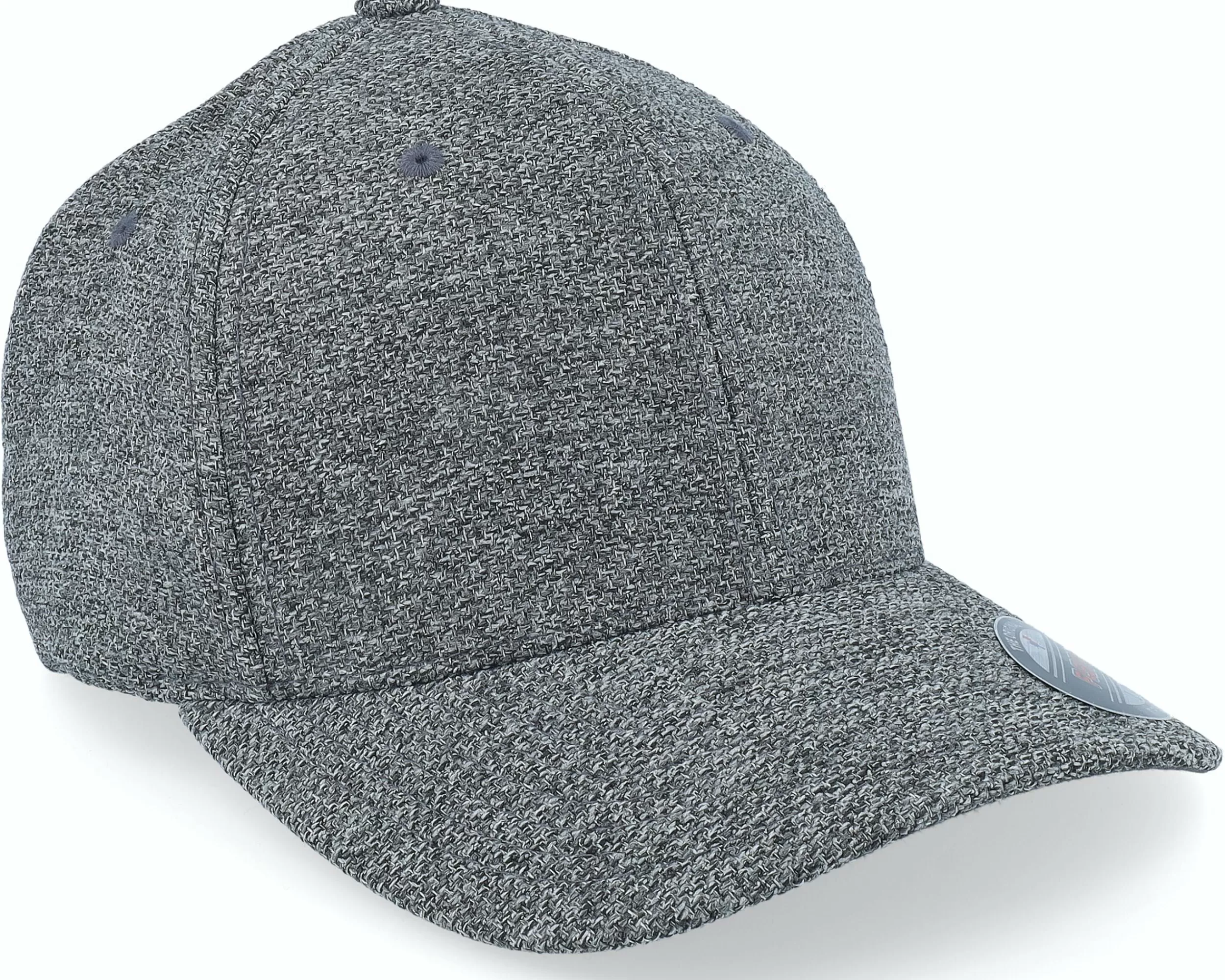 Flexfit Melange Cap Dark Heather Grey - -Unisex Flexfit