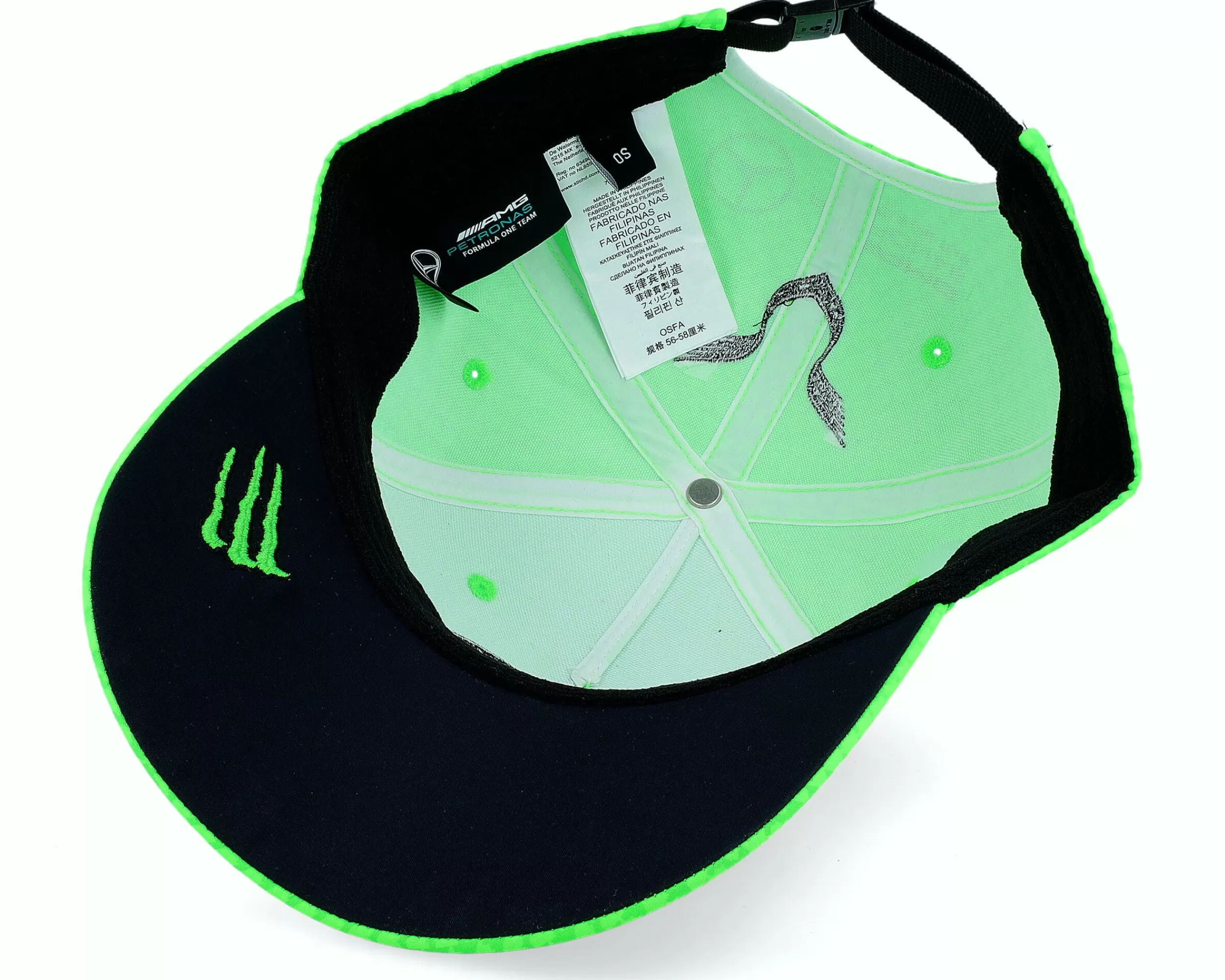 Formula One Mercedes Amg F1 23 Hamilton Volt Green Adjustable - -Unisex Adjustable
