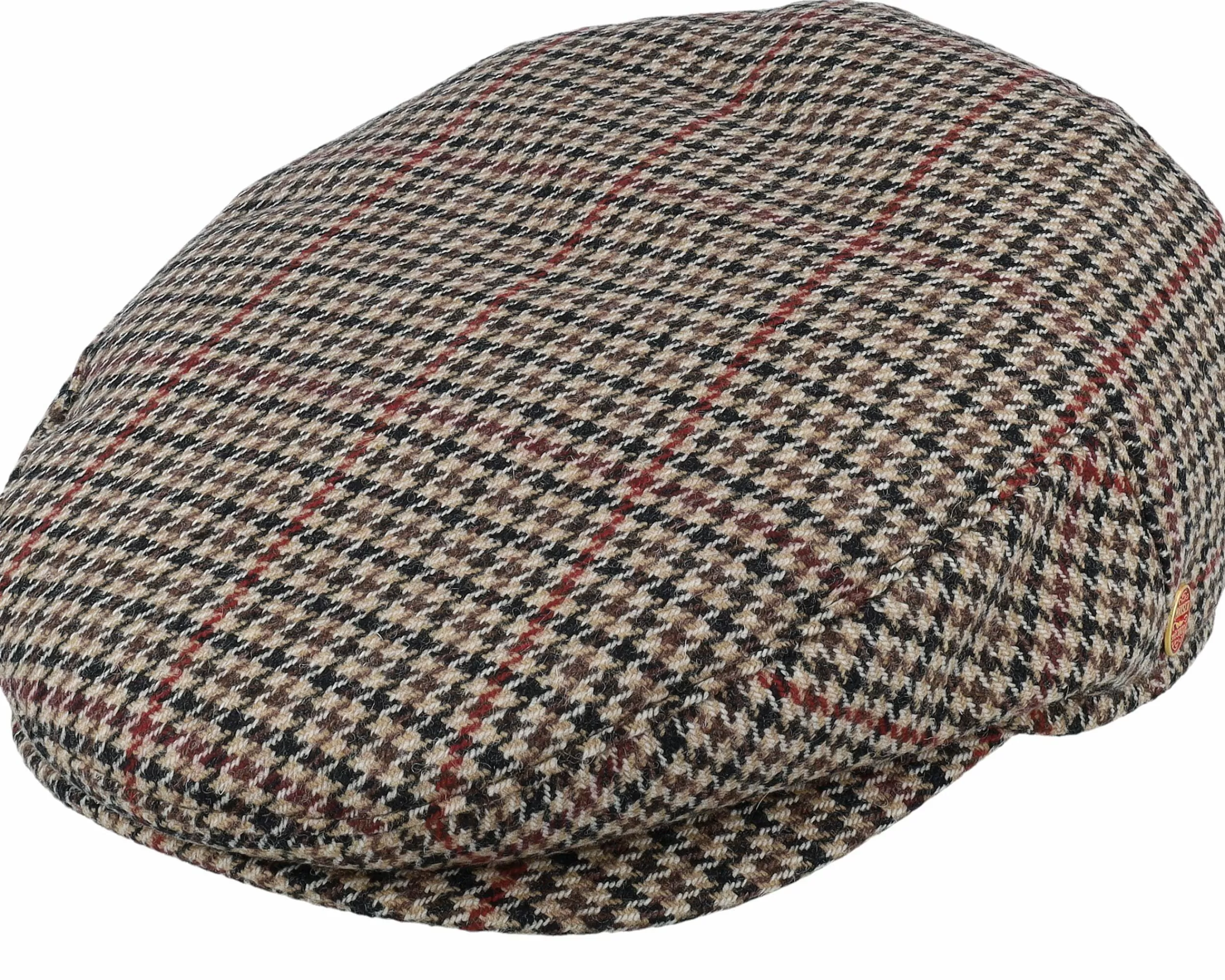 Mayser Merlin Plus Casual Brown Beige Flat Cap - -Unisex Flat Caps