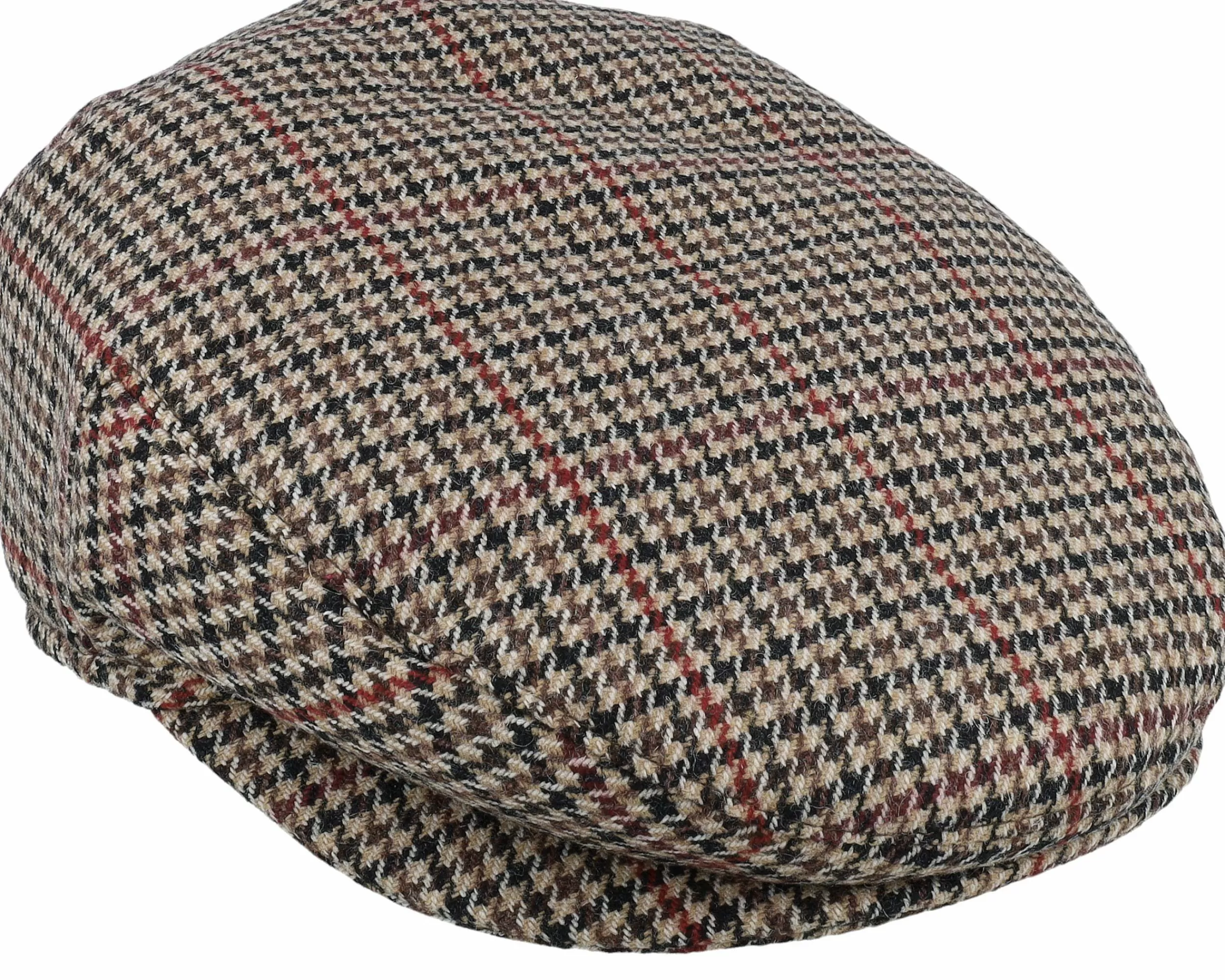 Mayser Merlin Plus Casual Brown Beige Flat Cap - -Unisex Flat Caps