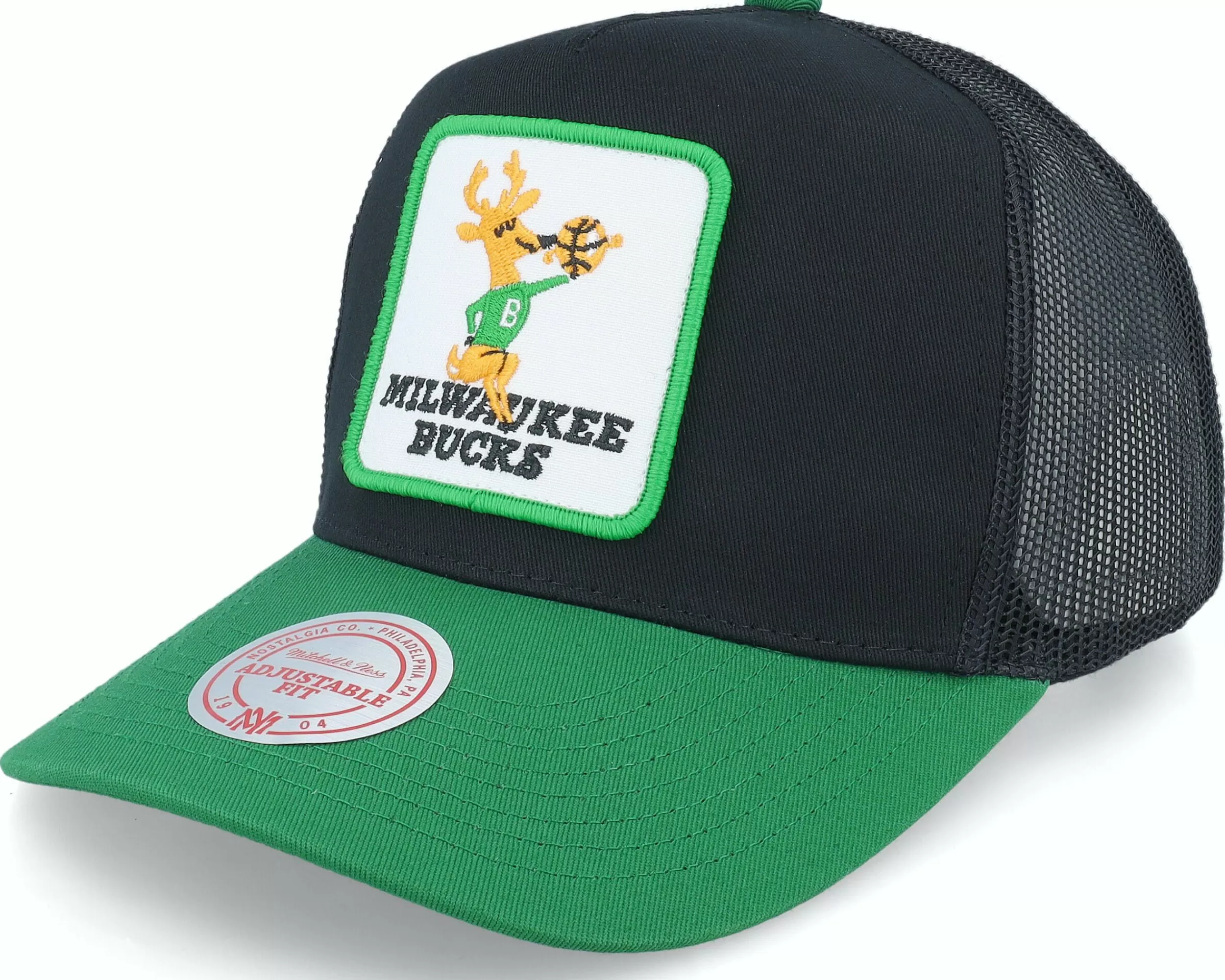 Mitchell & Ness Milwaukee Bucks Truck It Hwc Black Trucker - -Unisex Trucker