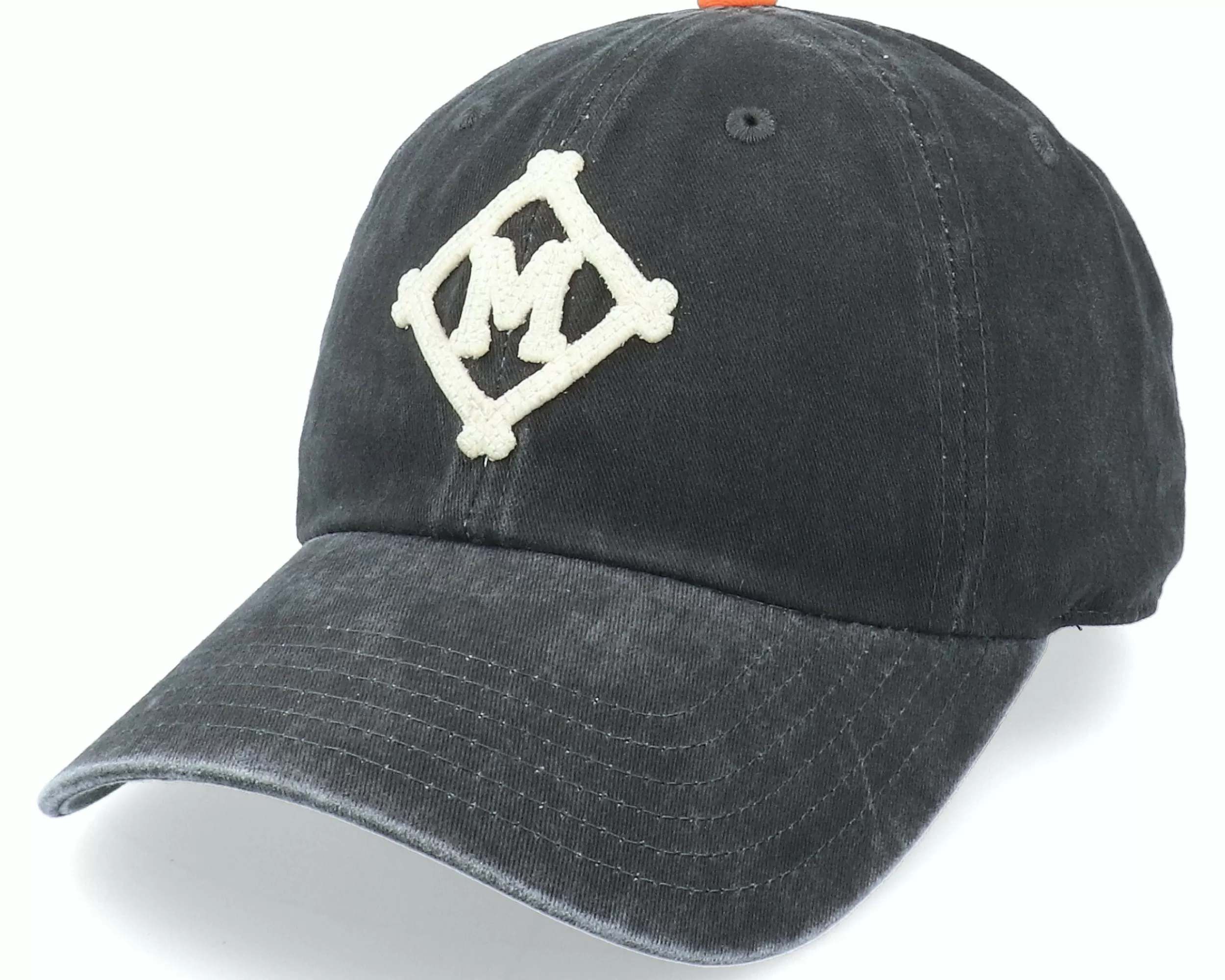 American Needle Minneapolis Millers Archive Black Dad Cap - -Unisex Dad Cap