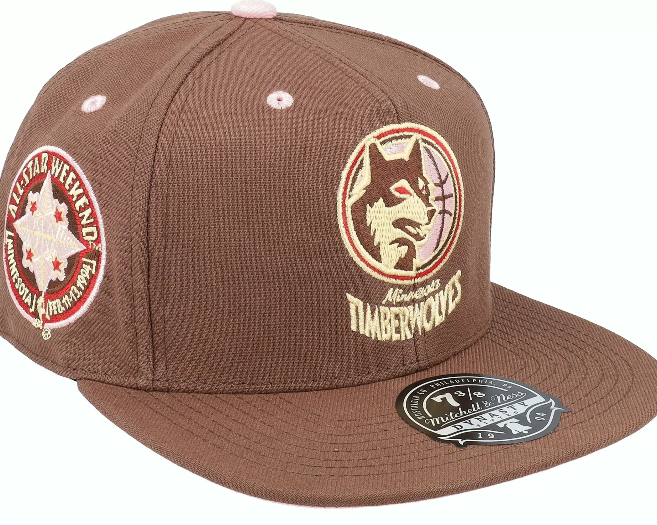 Mitchell & Ness Minnesota Timberwolves Brown Sugar Bacon Fitted - -Unisex Fitted