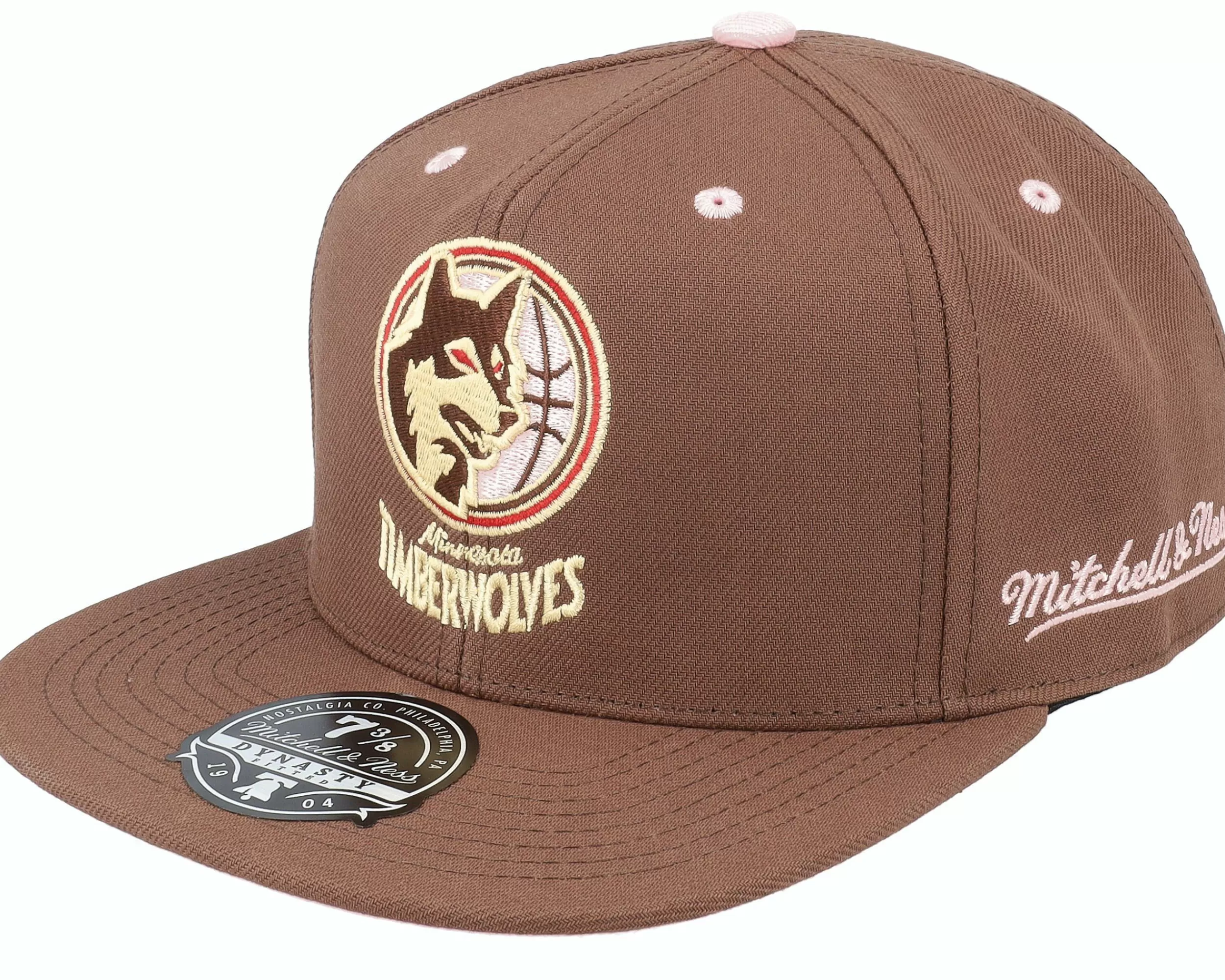 Mitchell & Ness Minnesota Timberwolves Brown Sugar Bacon Fitted - -Unisex Fitted