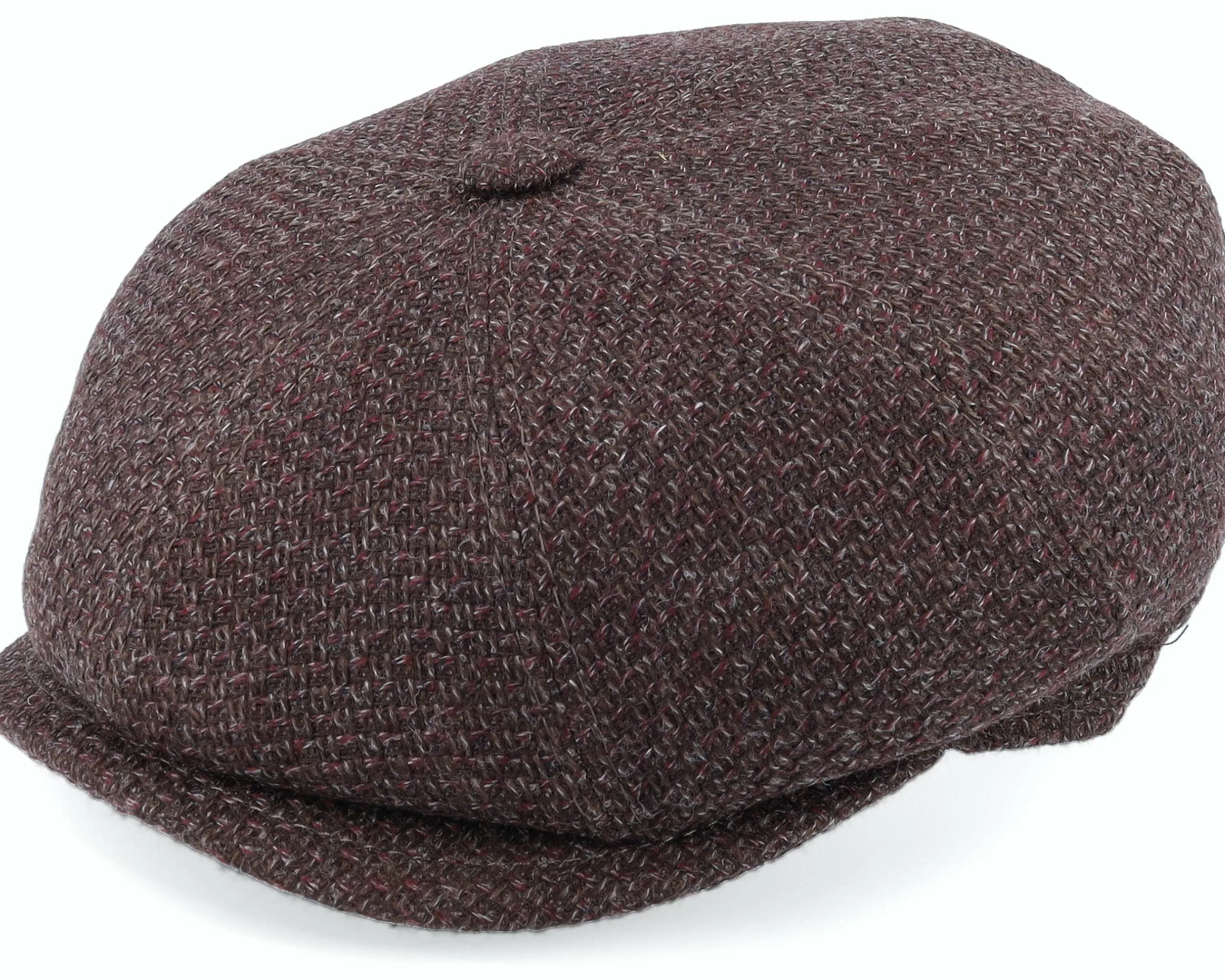 MJM Hats Montreal Virgin Wool Brown Flat Cap - -Unisex Flat Caps