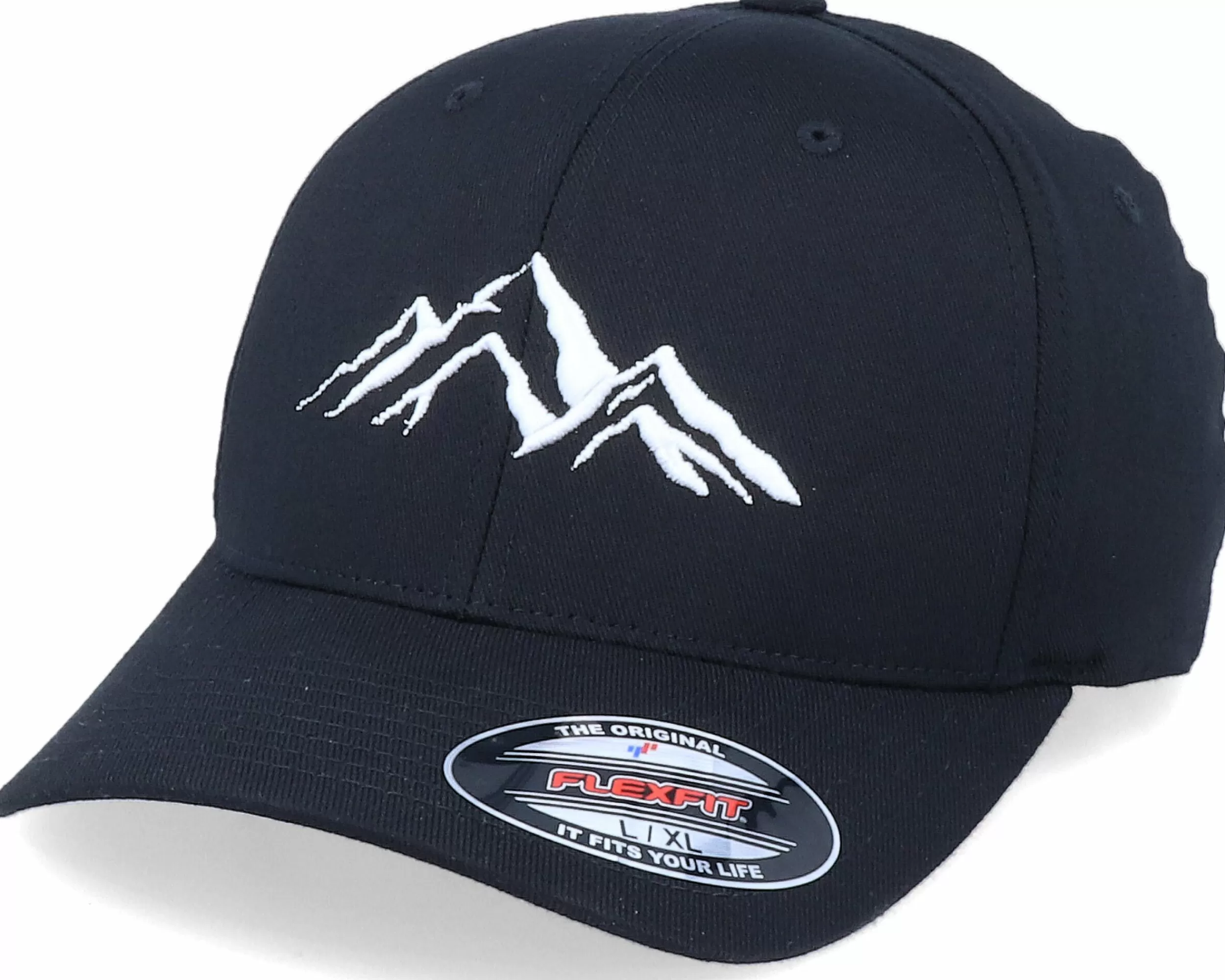 Iconic Mountain 3D Black Flexfit - -Unisex Flexfit