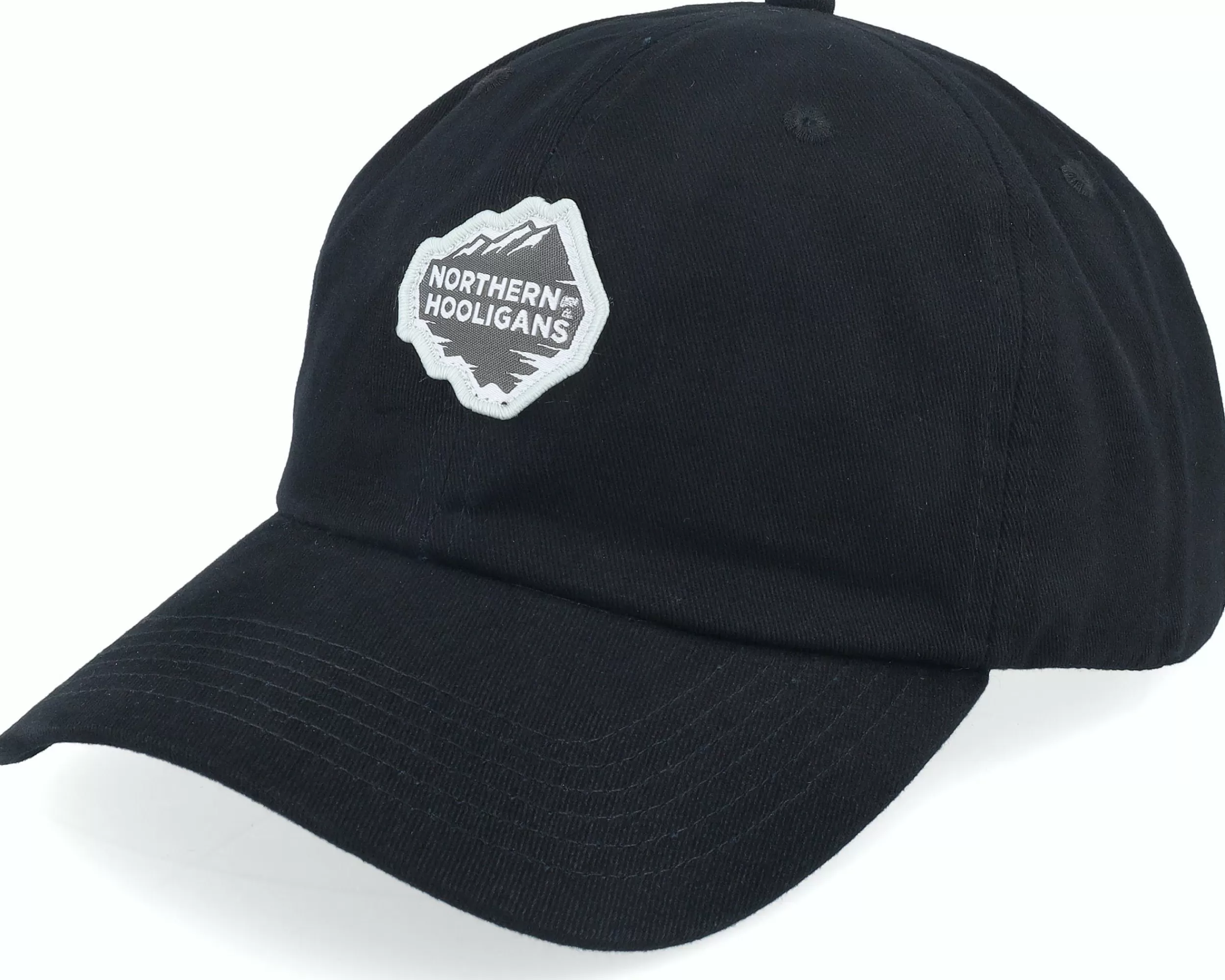 Northern Hooligans Mountain Cap Black Dad Cap - -Unisex Dad Cap