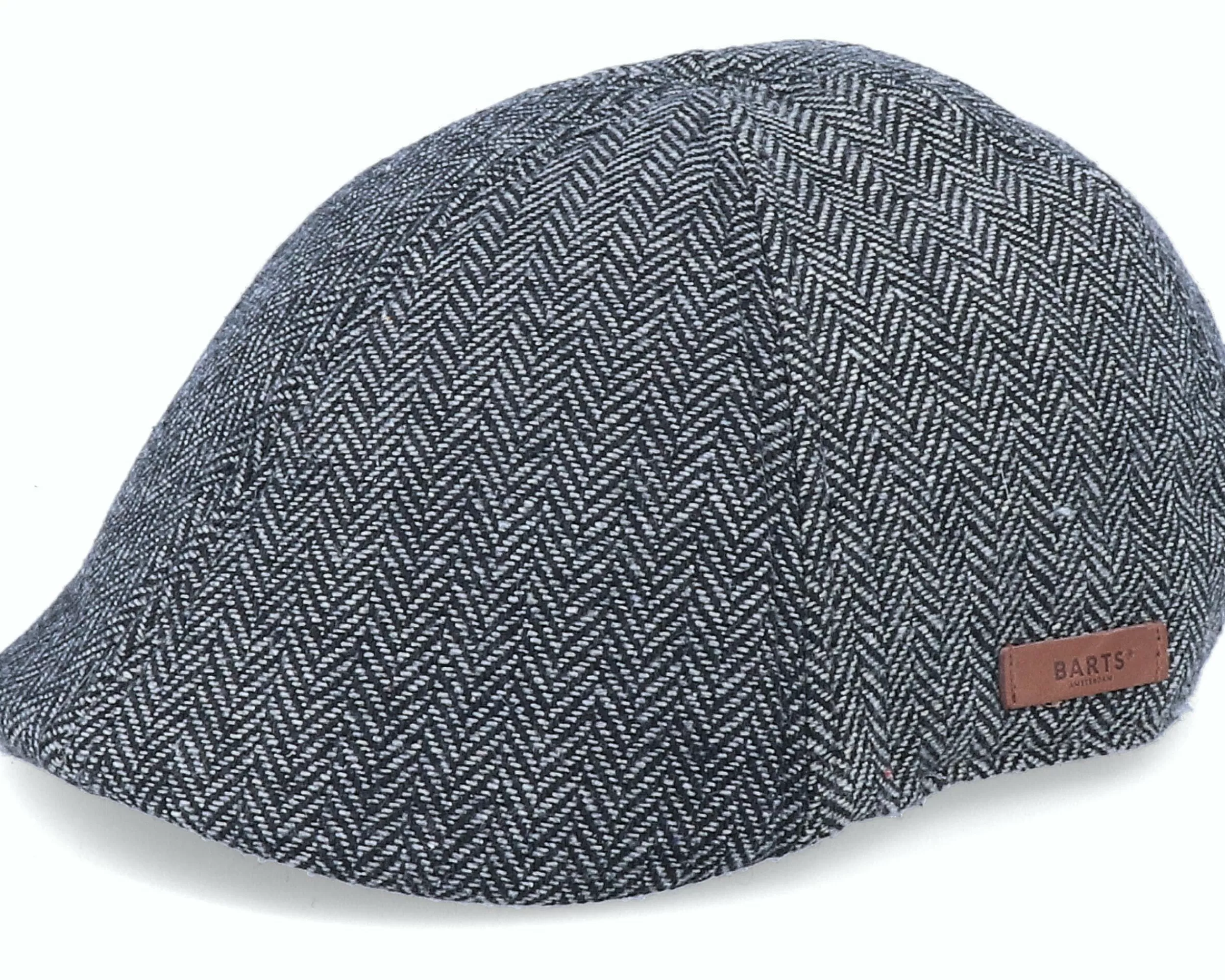 Barts Mr. Mitchell Black Flat Cap - -Unisex Flat Caps