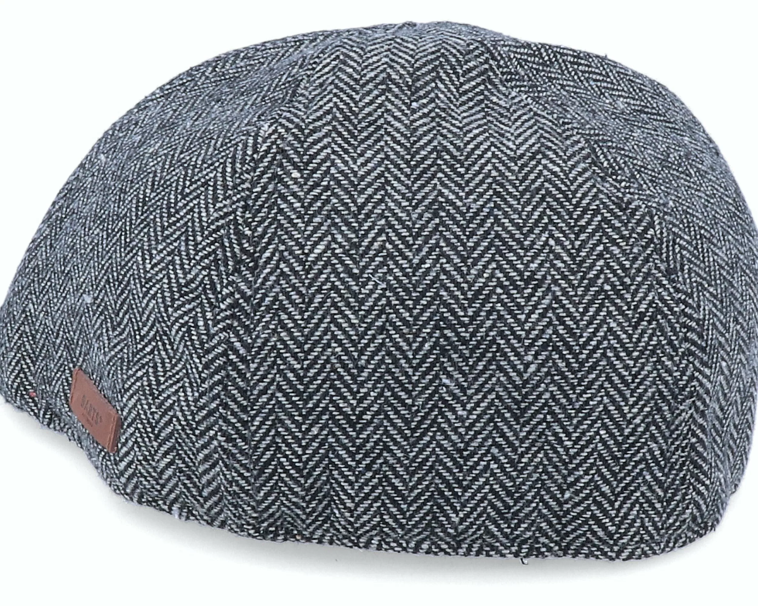 Barts Mr. Mitchell Black Flat Cap - -Unisex Flat Caps