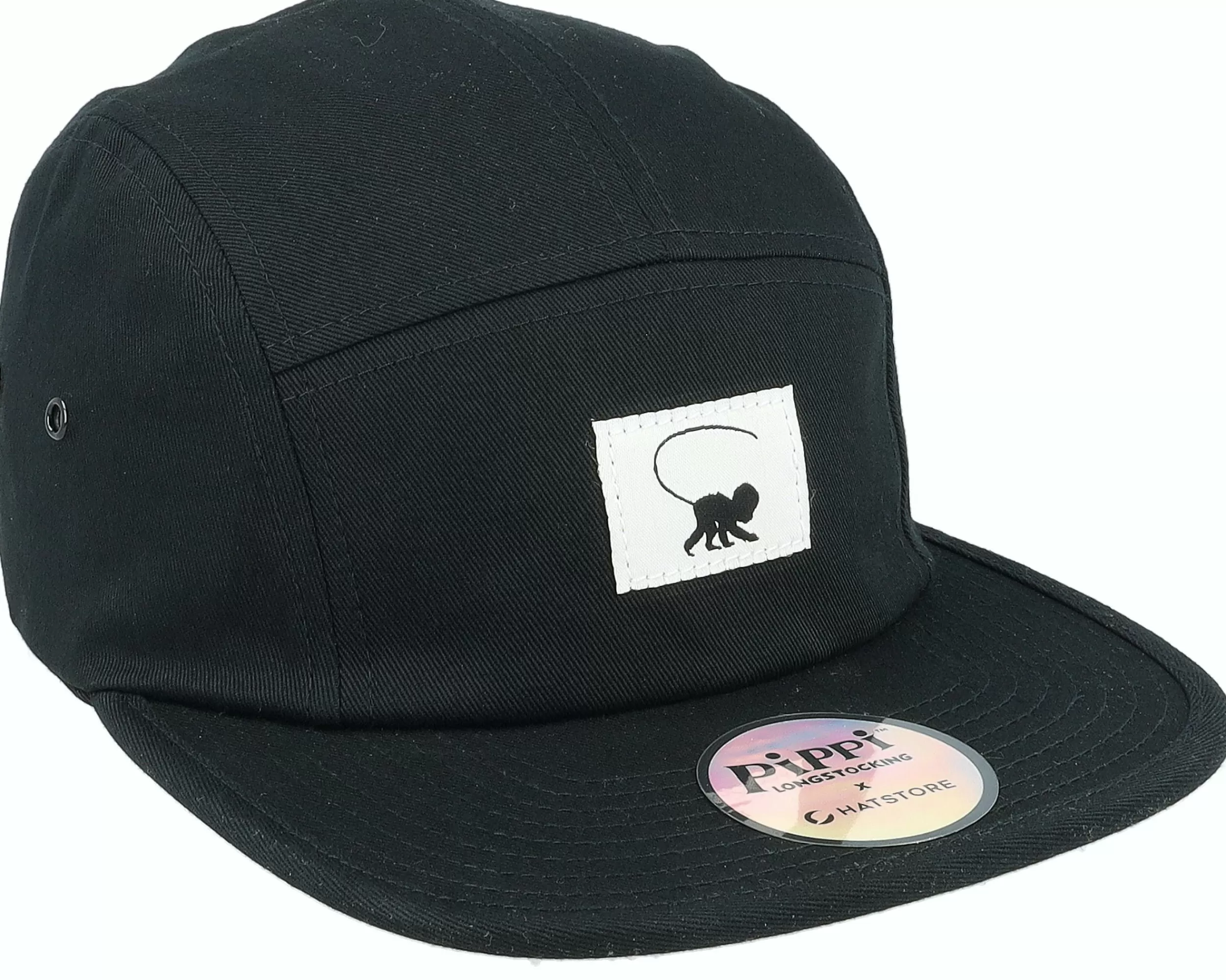 Pippi Longstocking Mr Nilsson Silhouette Black 5-Panel - -Unisex 5-Panel