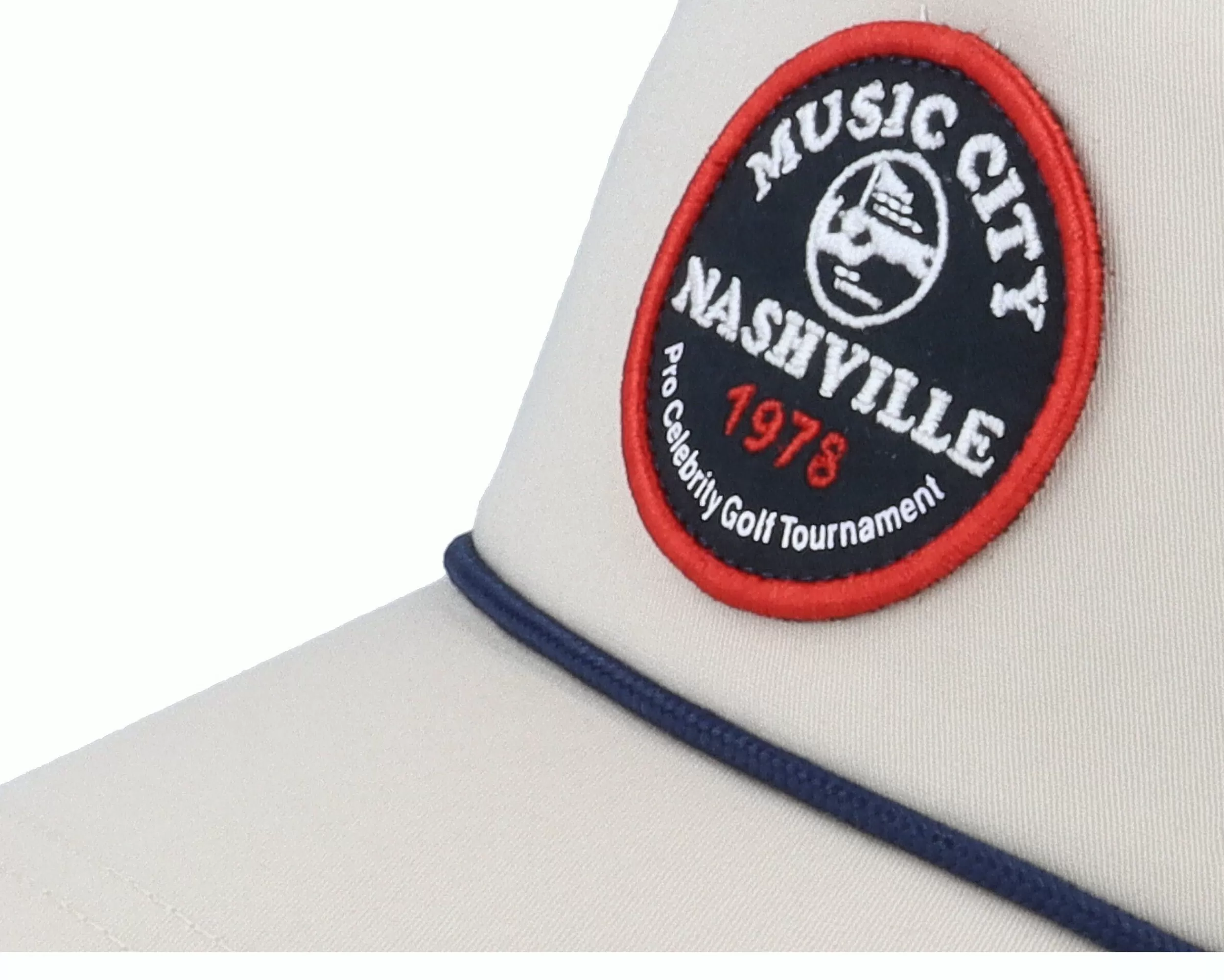 American Needle Music City Lightweight Rope 19Th Hole Golf Stone Adjustable - -Unisex Adjustable