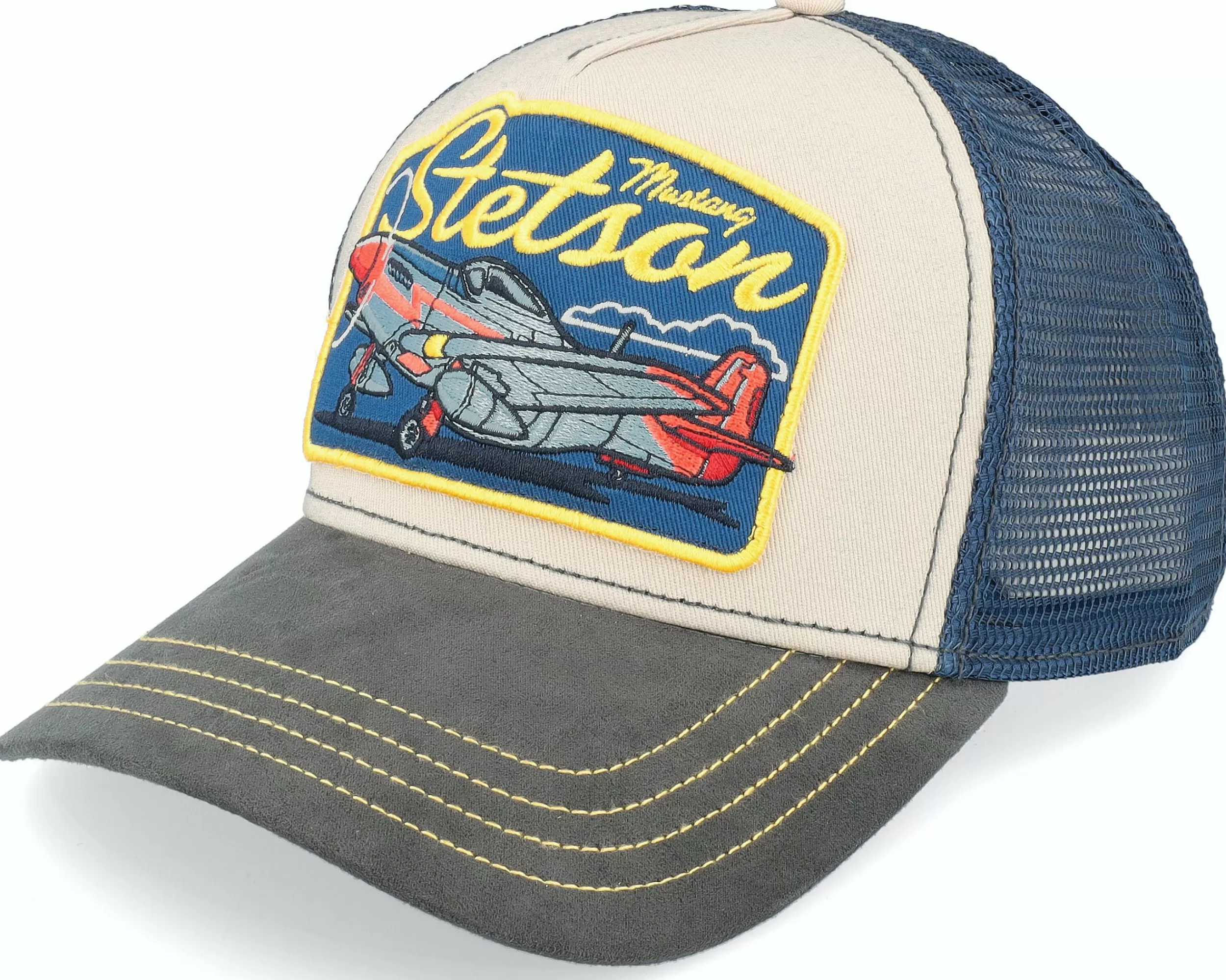 Stetson Mustang Beige Trucker - -Unisex Trucker