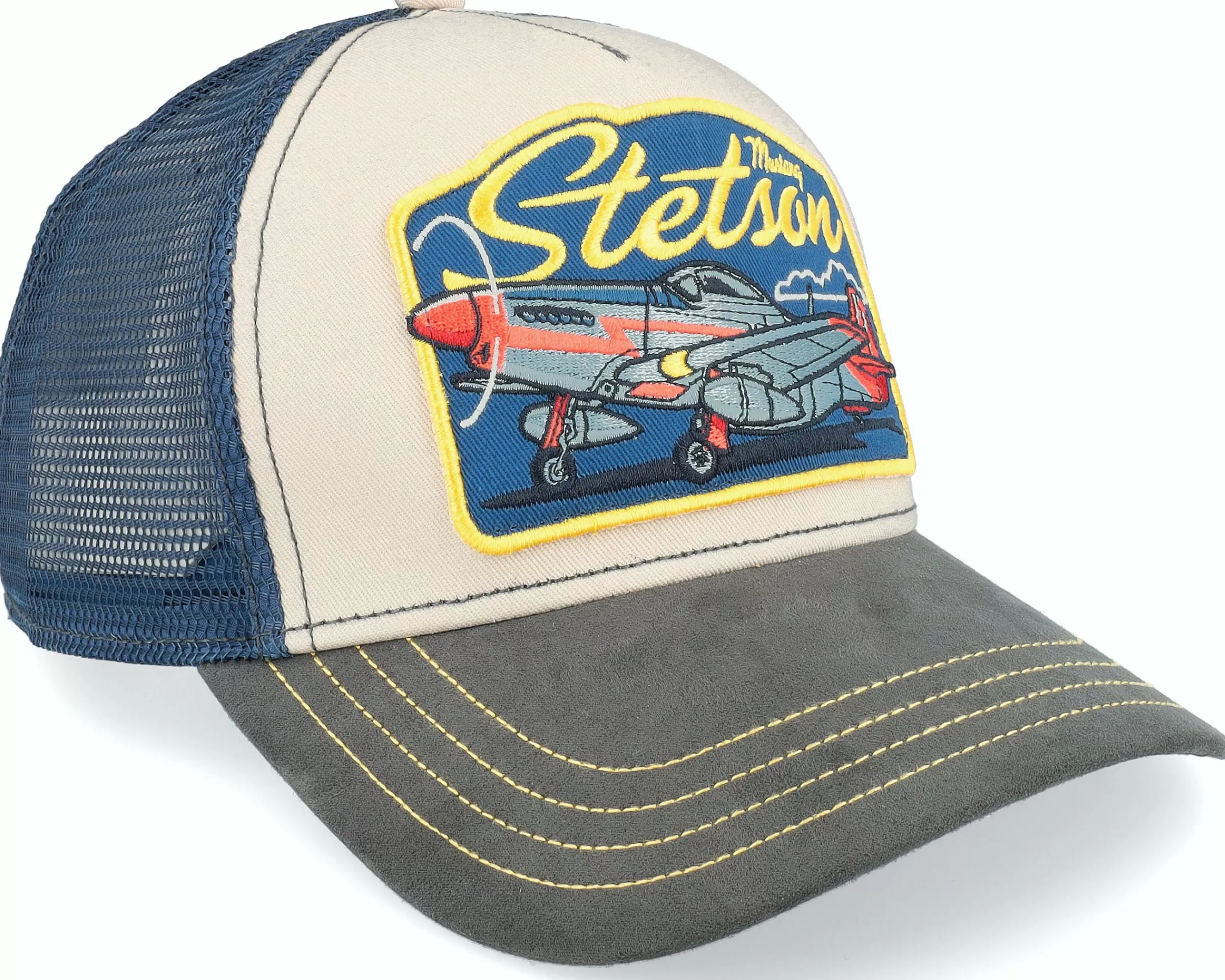 Stetson Mustang Beige Trucker - -Unisex Trucker