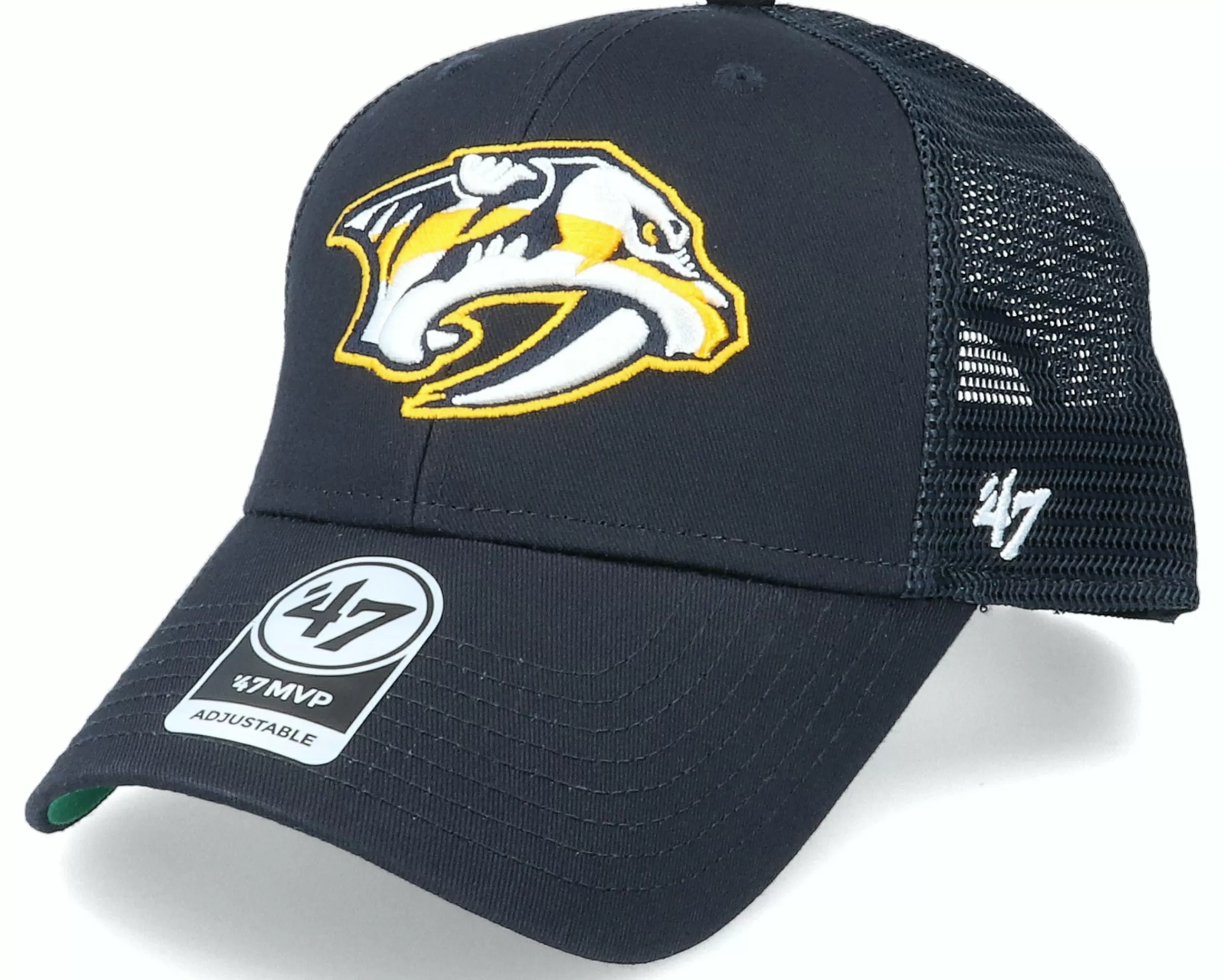 47 Brand Nashville Predators Branson Mvp Navy/Yellow Trucker - -Unisex Trucker