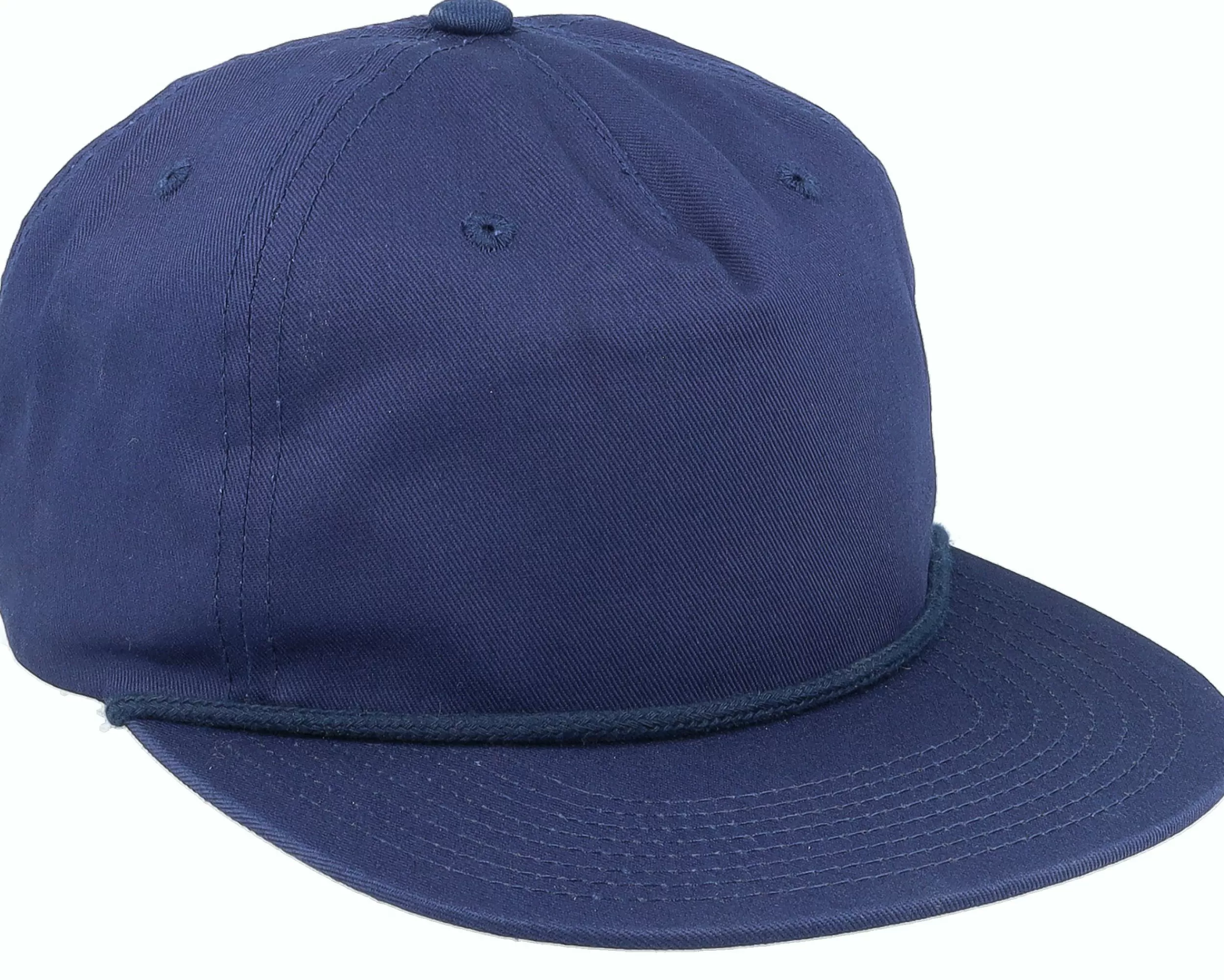 Equip Navy Rope 5-Panel Snapback - -Unisex Snapback