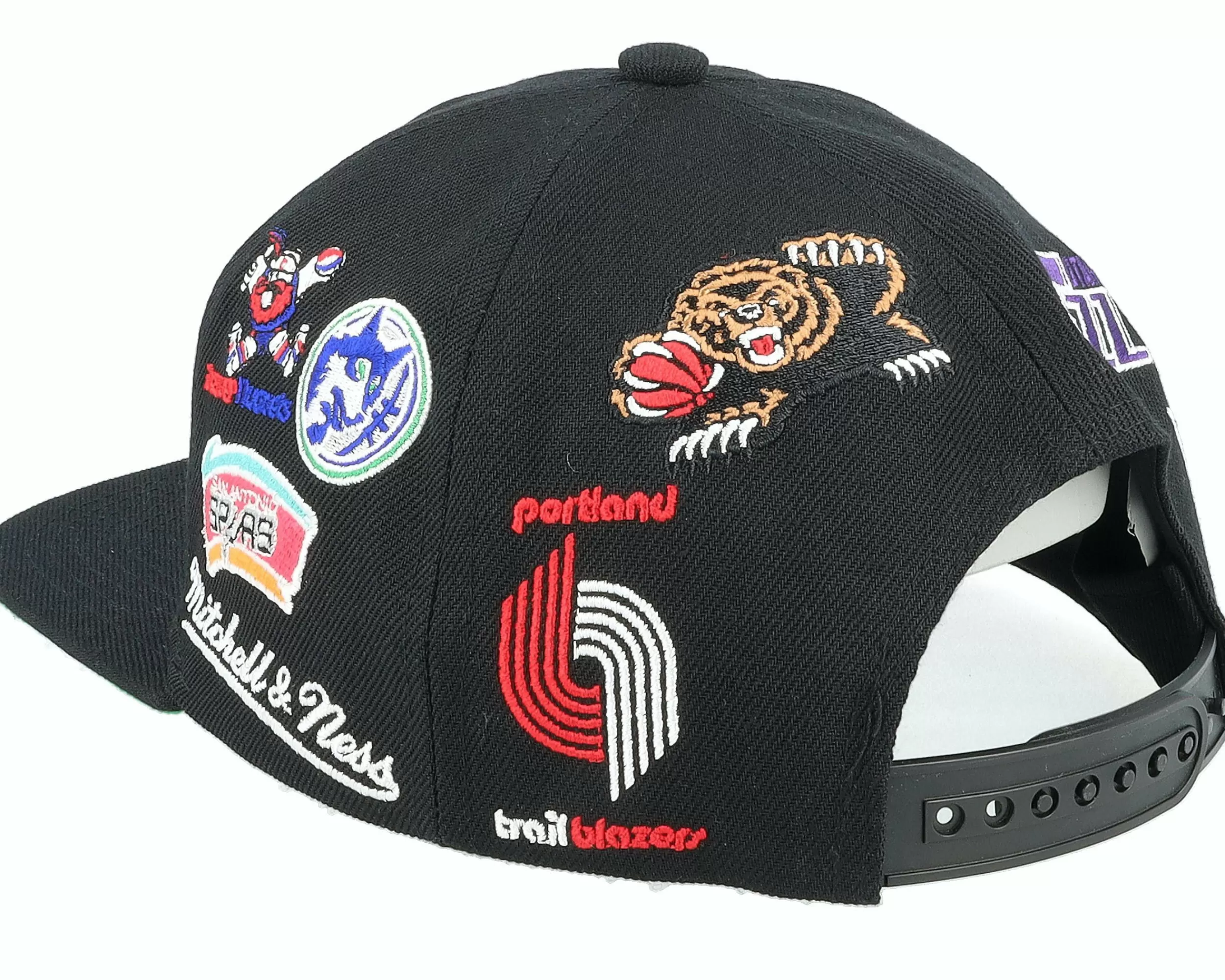 Mitchell & Ness Nba West All Over Conference Deadstock Black Snapback - -Unisex Snapback