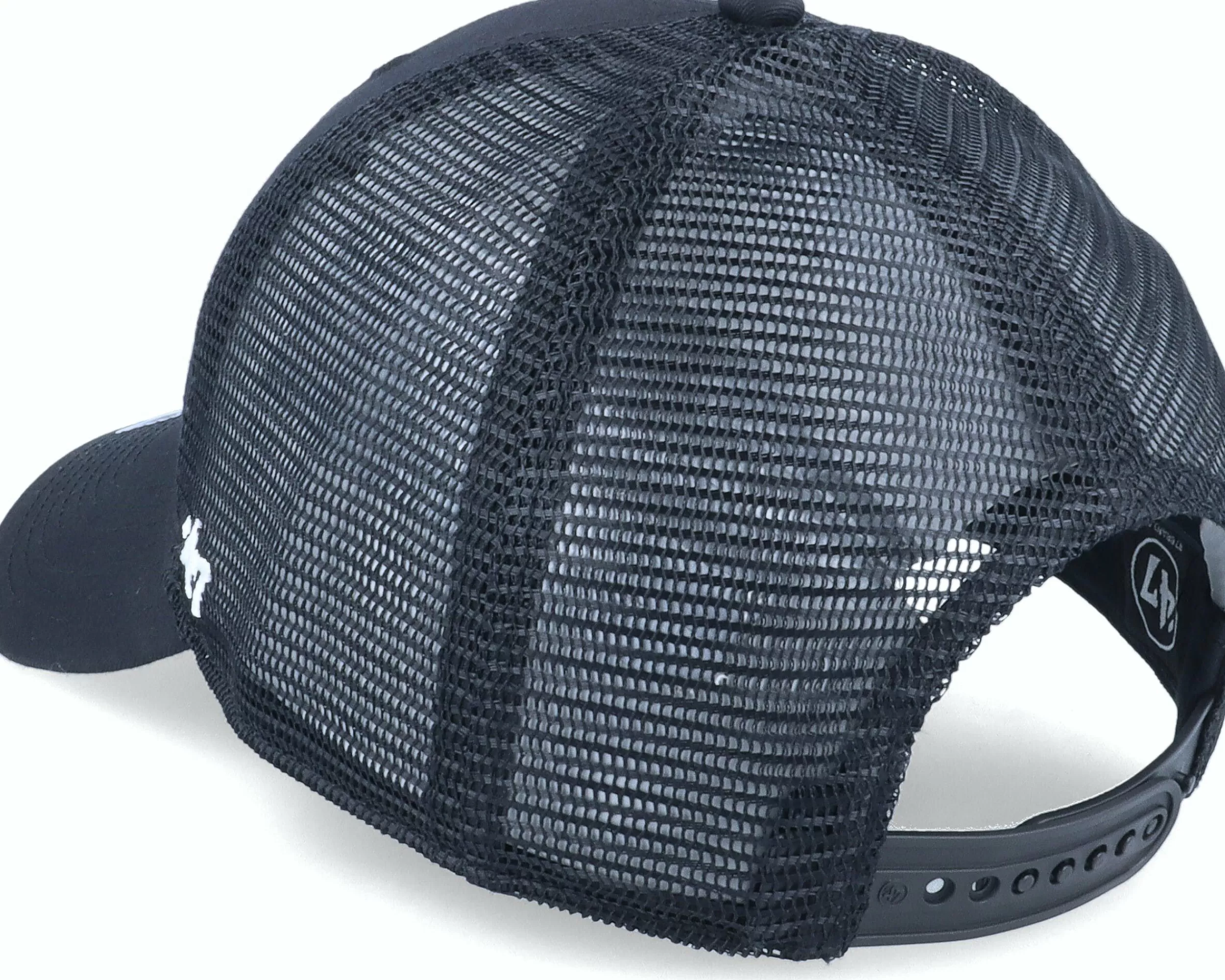47 Brand New Jersey Devils Branson 47 Mvp Mesh Black/Black Trucker - -Unisex Trucker