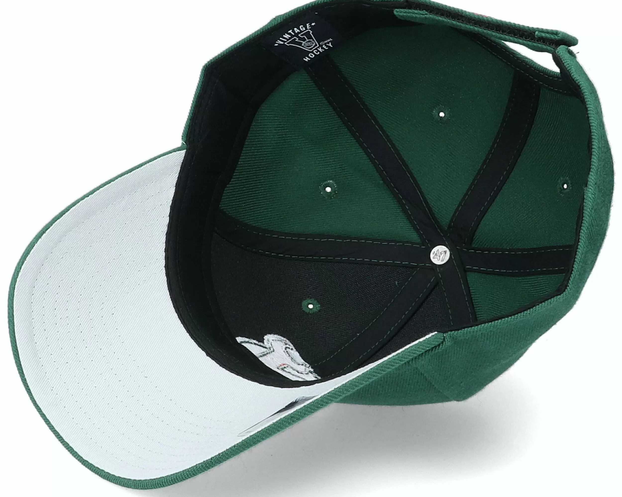 47 Brand New Jersey Devils Mvp Dark Green/Red Adjustable - -Unisex Adjustable
