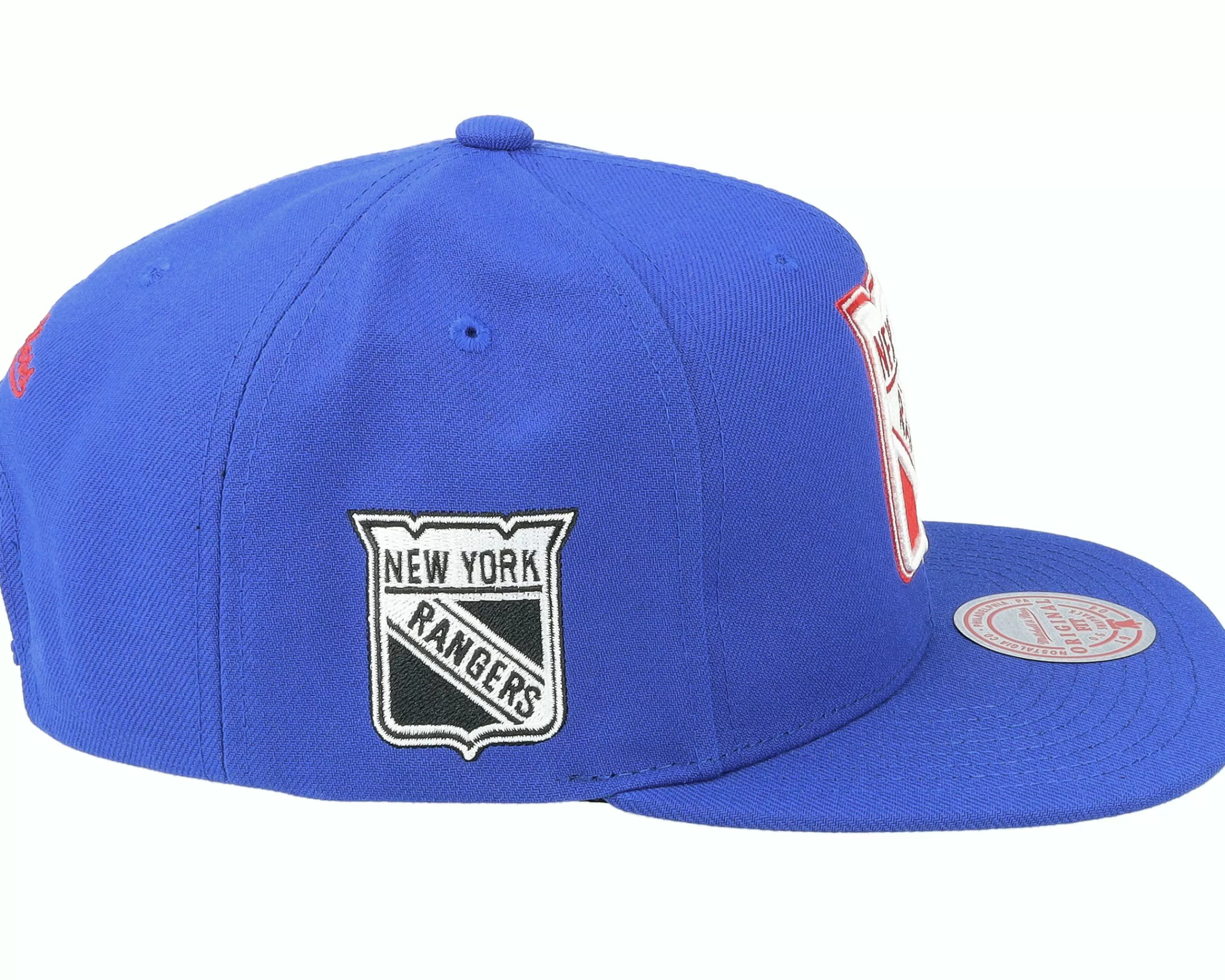 Mitchell & Ness New York Rangers Alternate Flip Blue Snapback - -Unisex Snapback