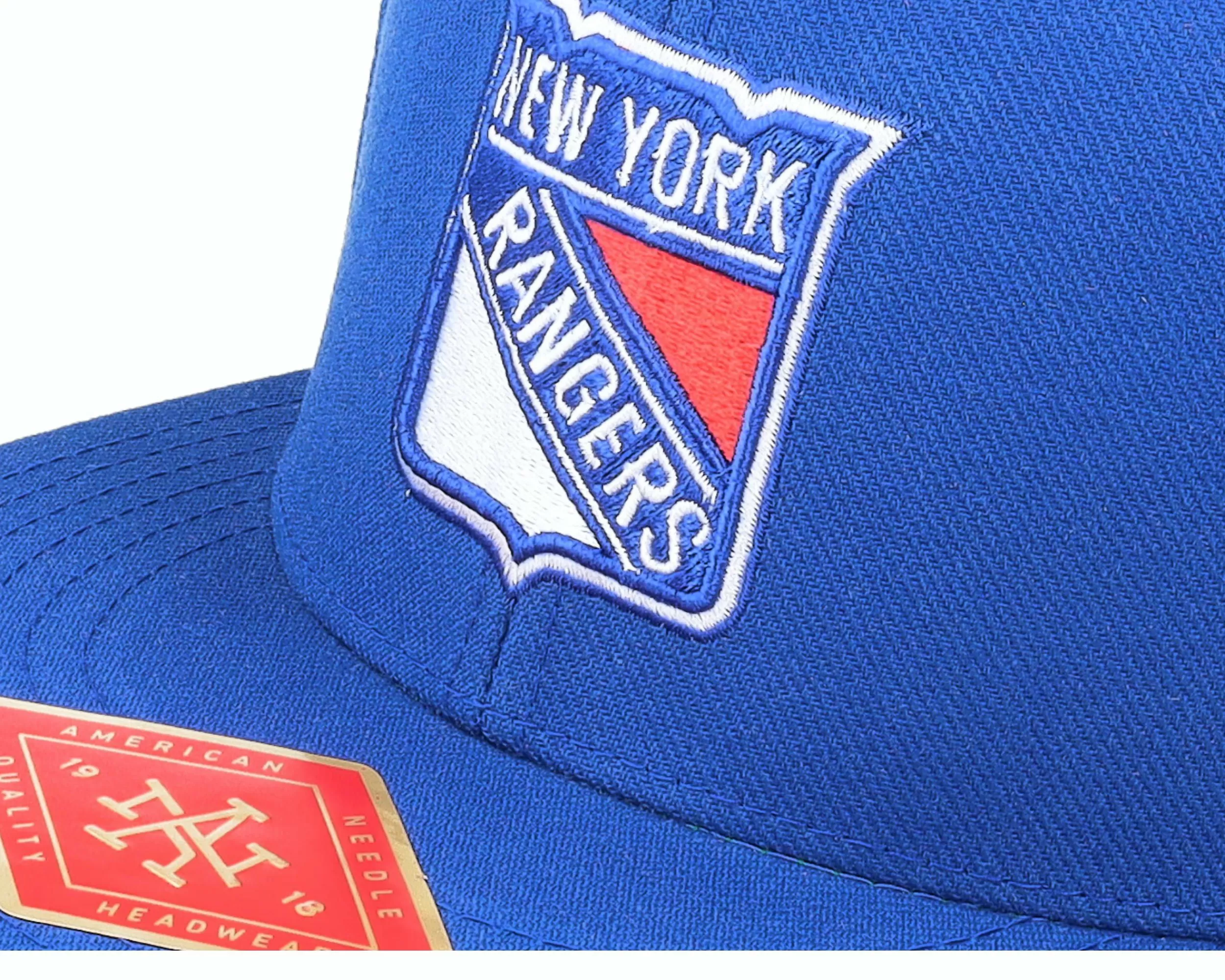 American Needle New York Rangers Deep Dish Fitted Royal Fitted - -Unisex Fitted